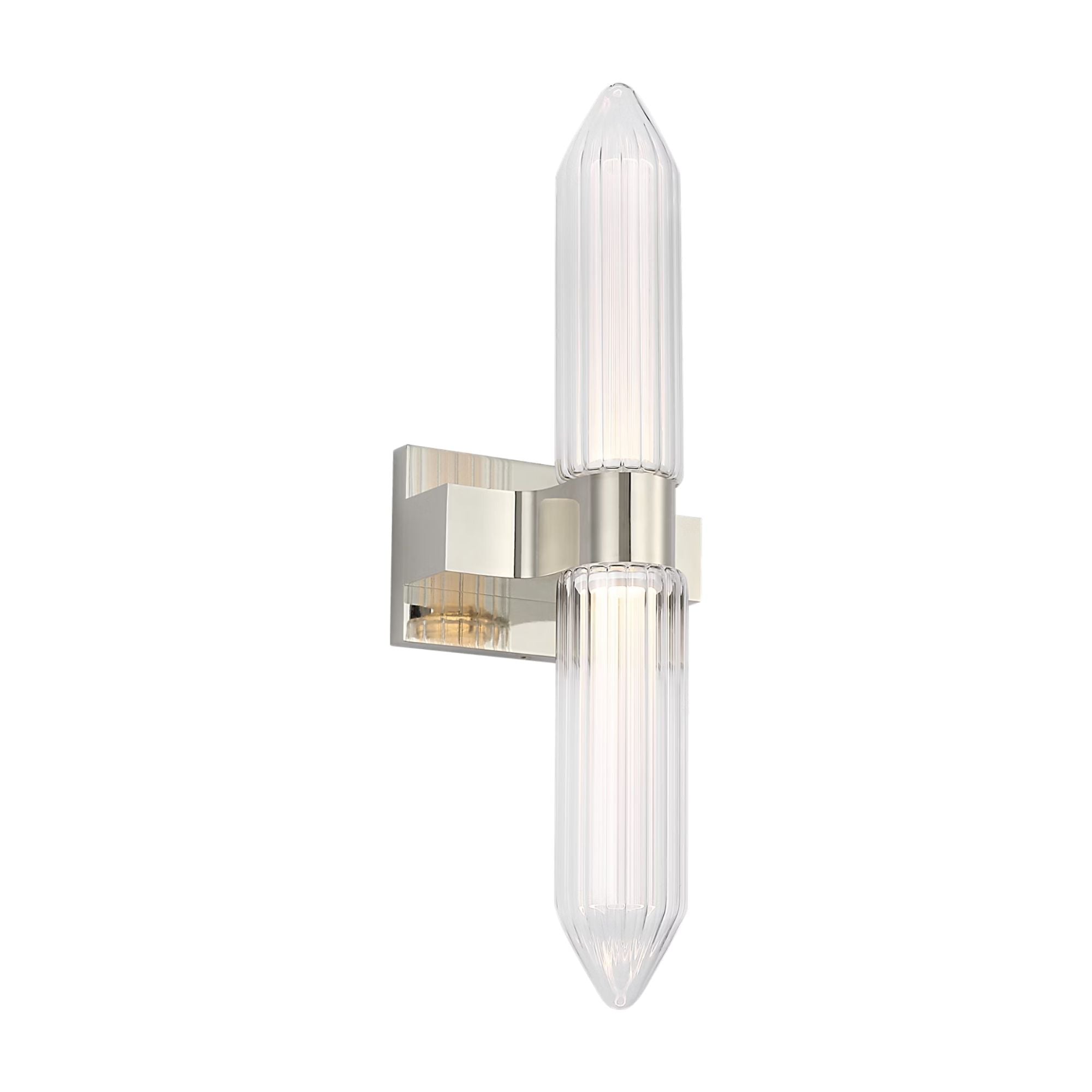 Langston 23" LED Bath Sconce, 120V, Polished Nickel Finish
