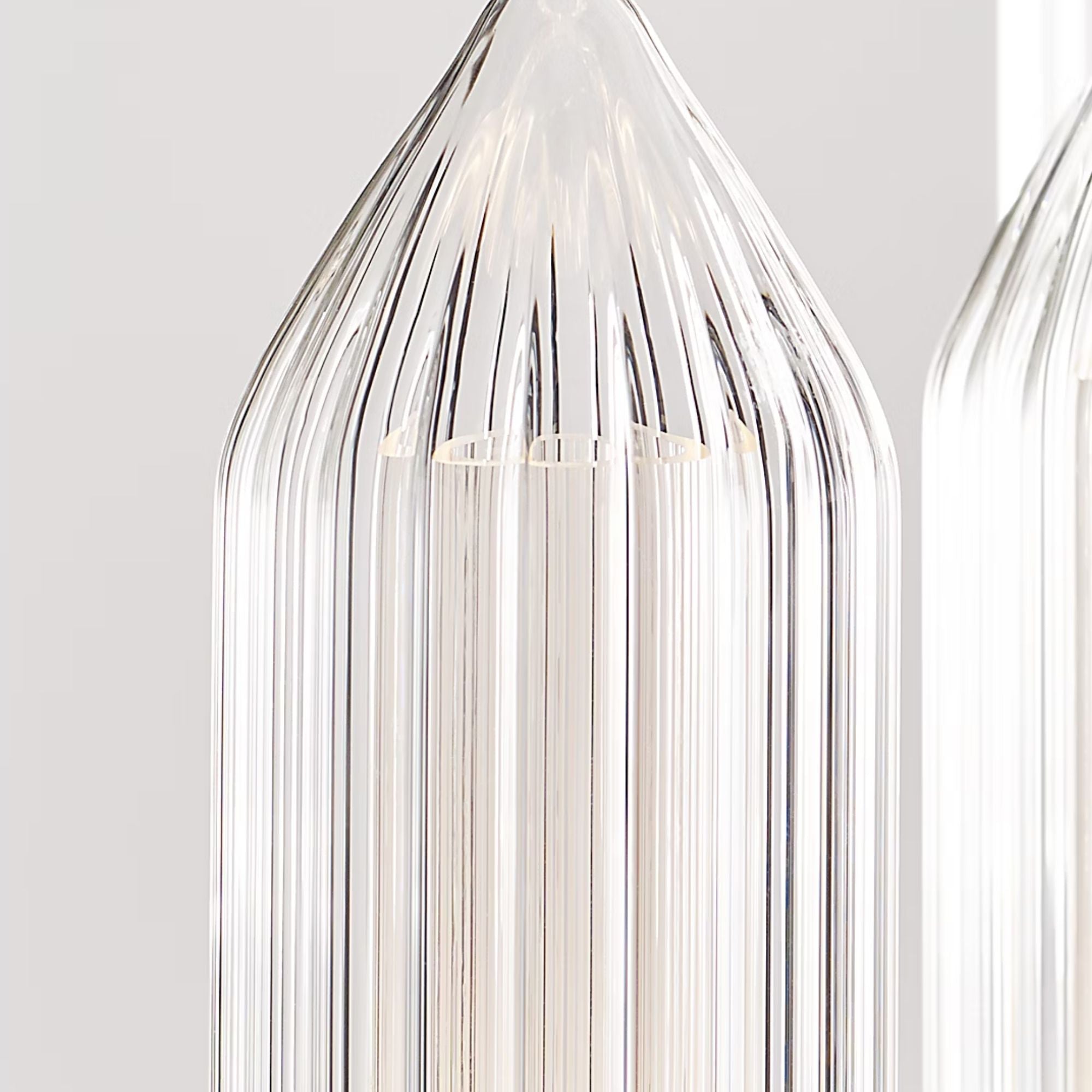 Langston 31" LED Chandelier, 120-277V, Plated Brass Finish