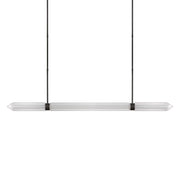 Visual Comfort Modern Langston 61" LED X-Large Linear Chandelier, 277V, Plated Dark Bronze Finish