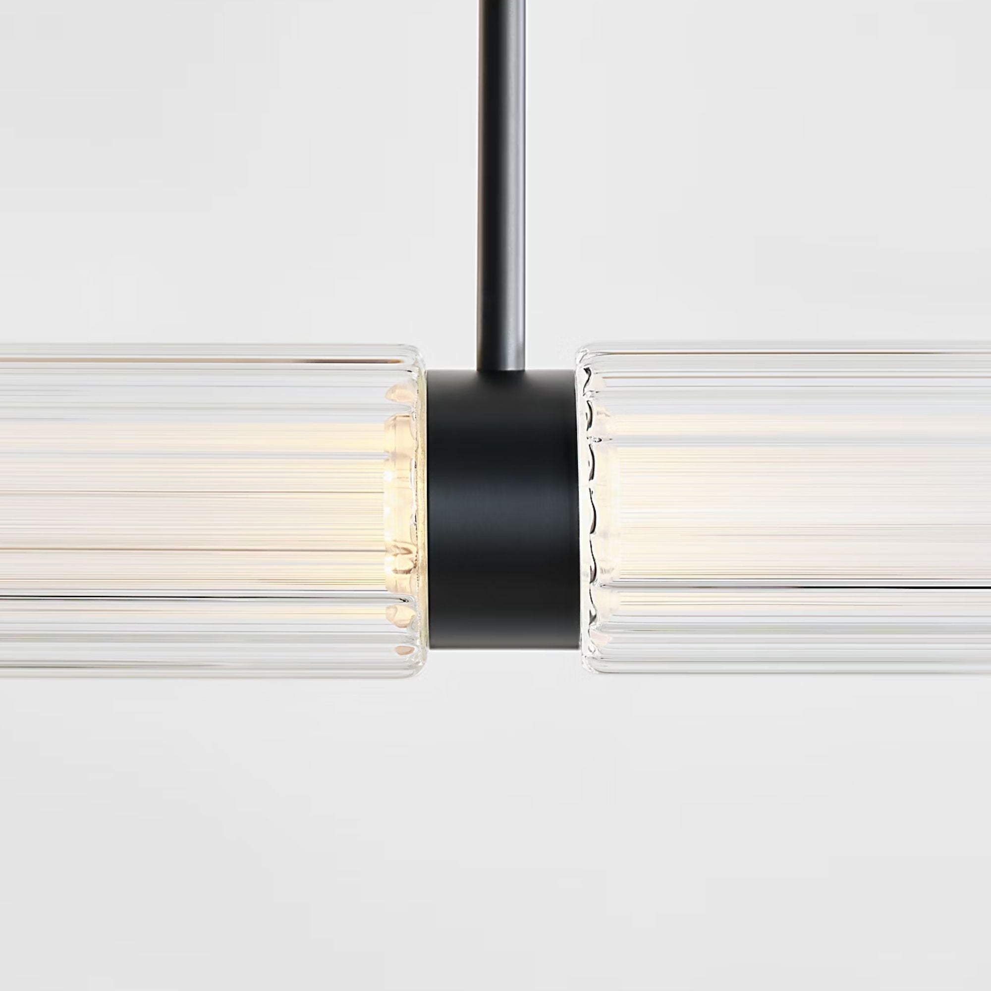 Langston 61" LED X-Large Linear Chandelier, 120V, Plated Dark Bronze Finish