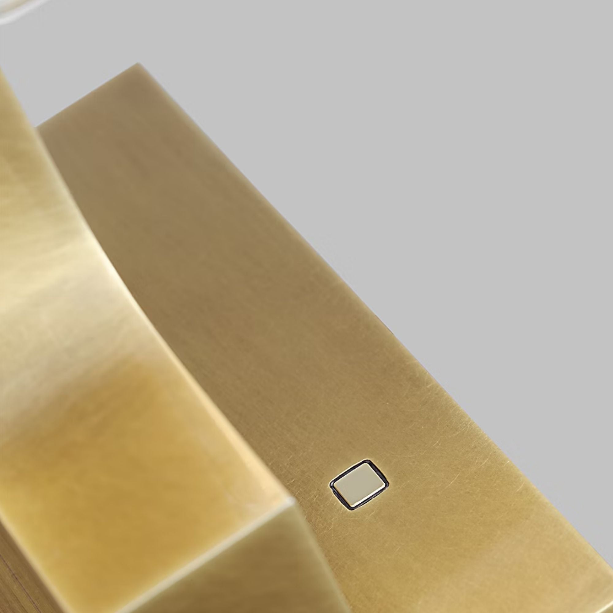 Langston LED Table Lamp, Plated Brass Finish