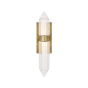Langston 18" LED Bath Sconce, 277V, Plated Brass Finish