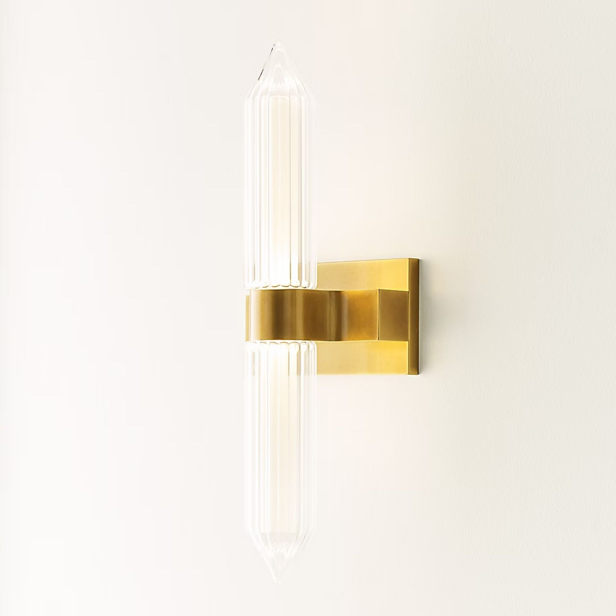 Langston 18" LED Bath Sconce, 277V, Plated Brass Finish