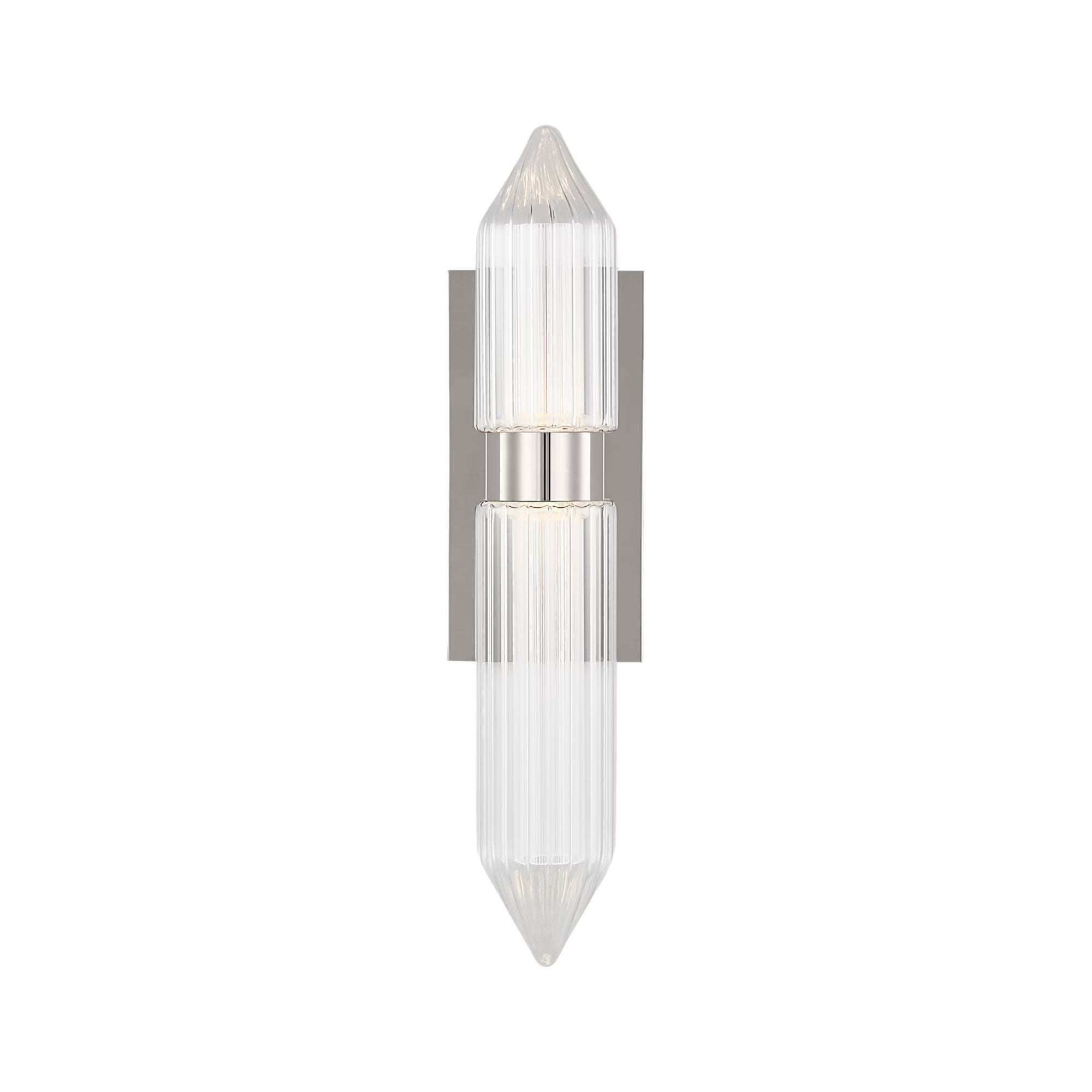 Langston 18" LED Bath Sconce, 120V, Polished Nickel Finish