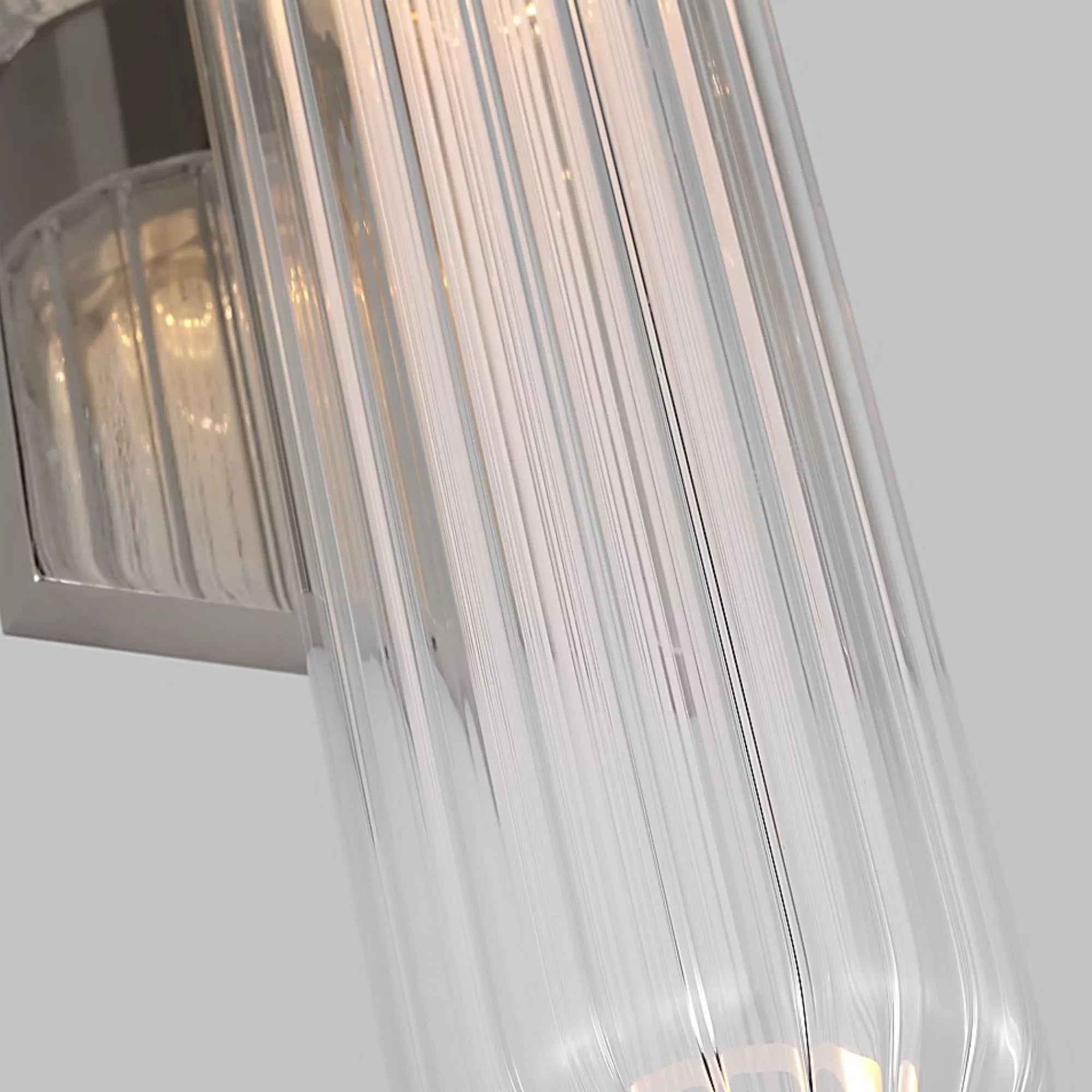 Visual Comfort Modern Langston 18" LED Bath Sconce, 120V, Polished Nickel Finish