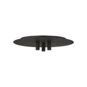 Ponte 16" LED Flush Mount, 277V, Nightshade Black Finish