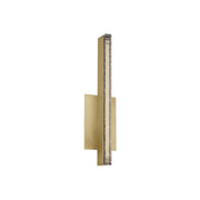 Visual Comfort Modern Serre 13in Wall Sconce, Natural Brass, Integrated LED