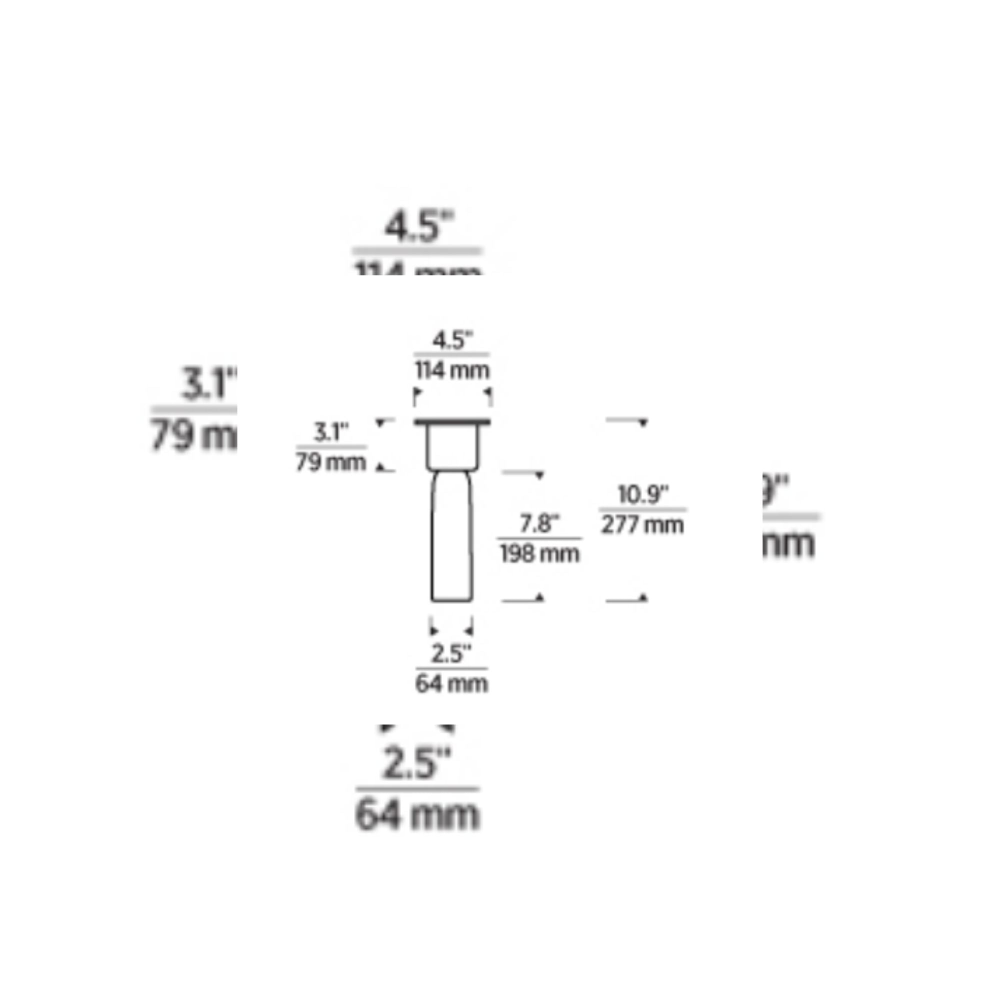 Volver 11" LED Small Flush Mount, 120-277V, Bronze Finish