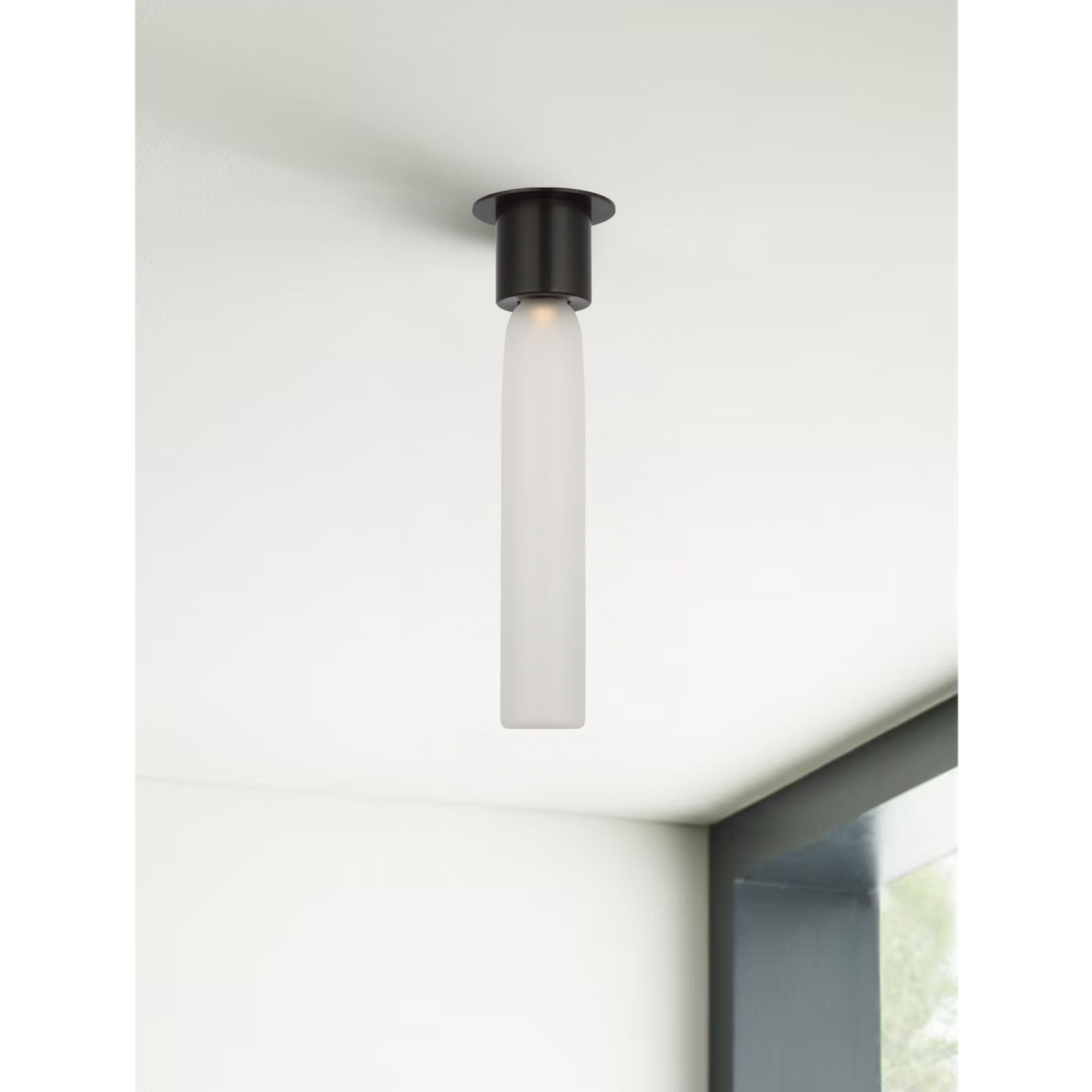 Volver 16" LED Medium Flush Mount, 120-277V, Bronze Finish