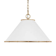 Aldric 22" Medium Pendant, Gild Finish