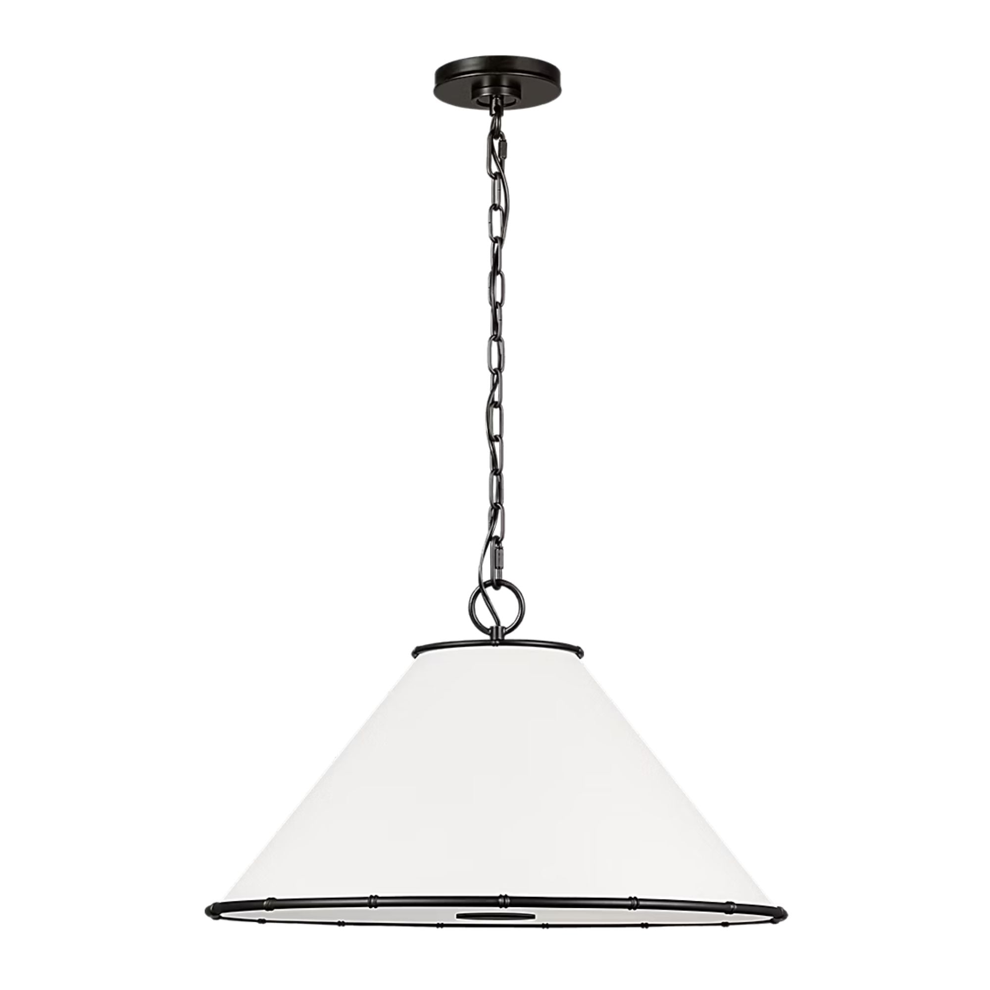 Aldric 28" Large Pendant, Aged Iron Finish