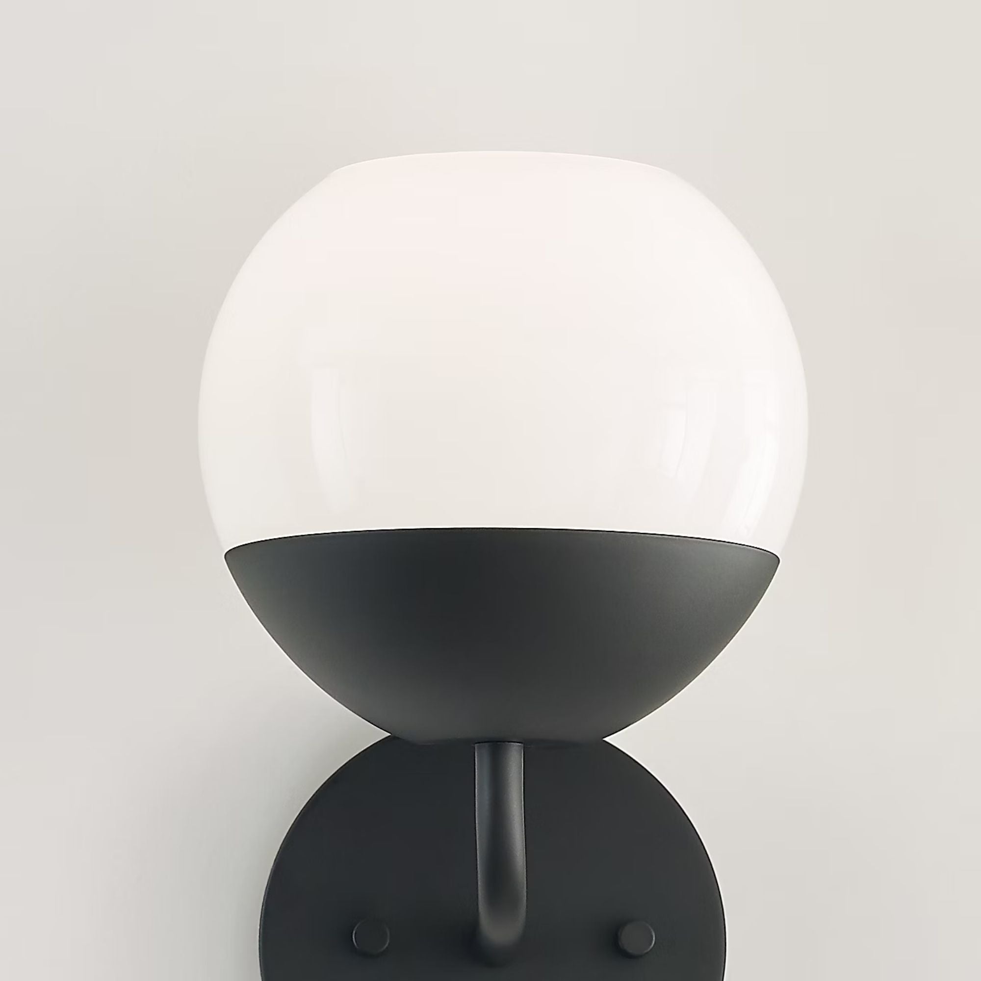 Alvin 10" Bathroom Sconce, Midnight Black Finish