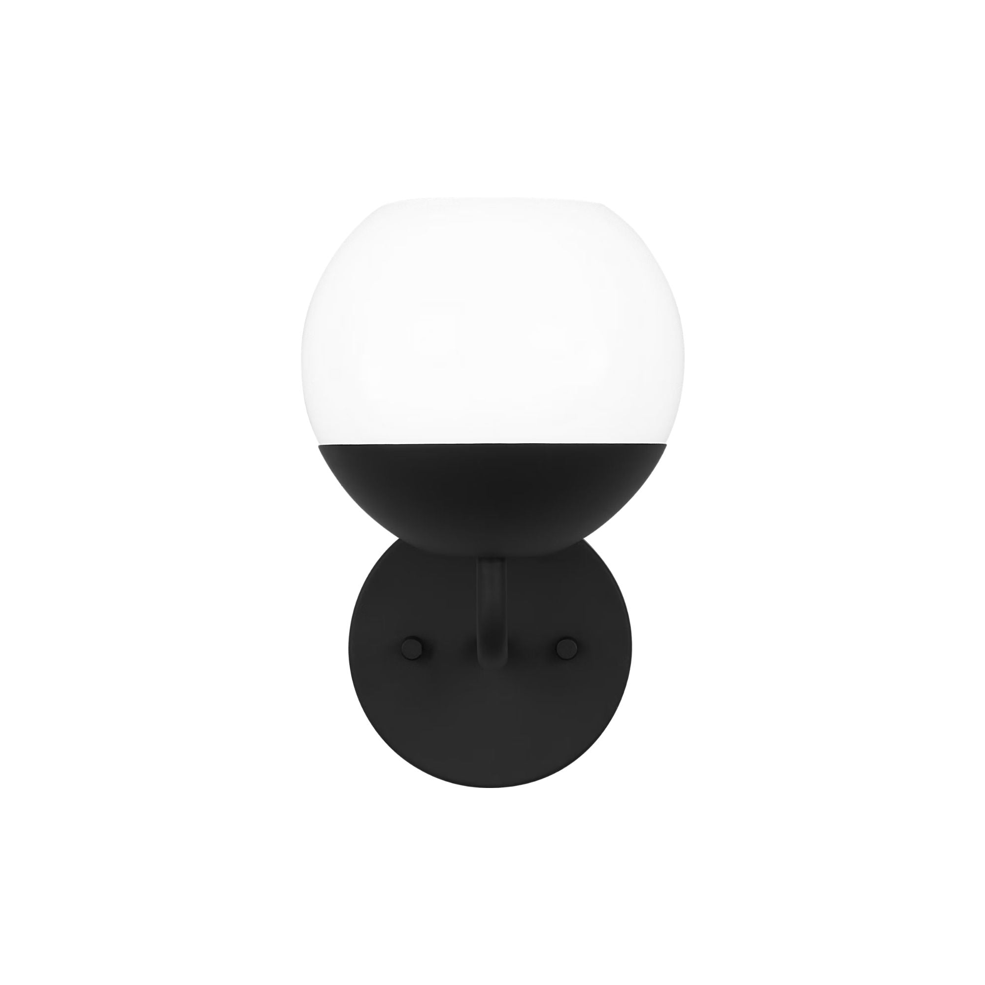 Alvin 10" Bathroom Sconce, Midnight Black Finish