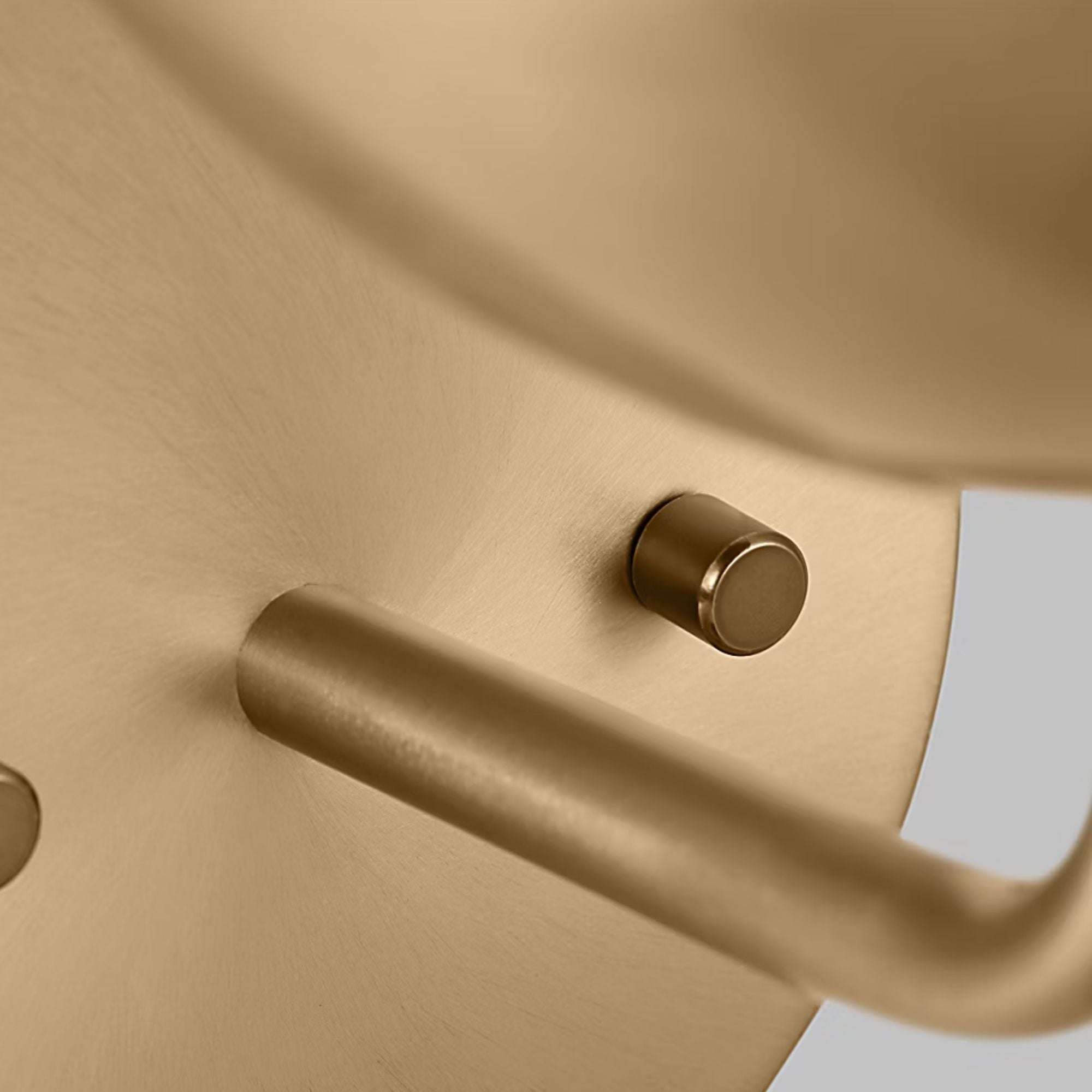 Alvin 10" Bathroom Sconce, Satin Brass Finish