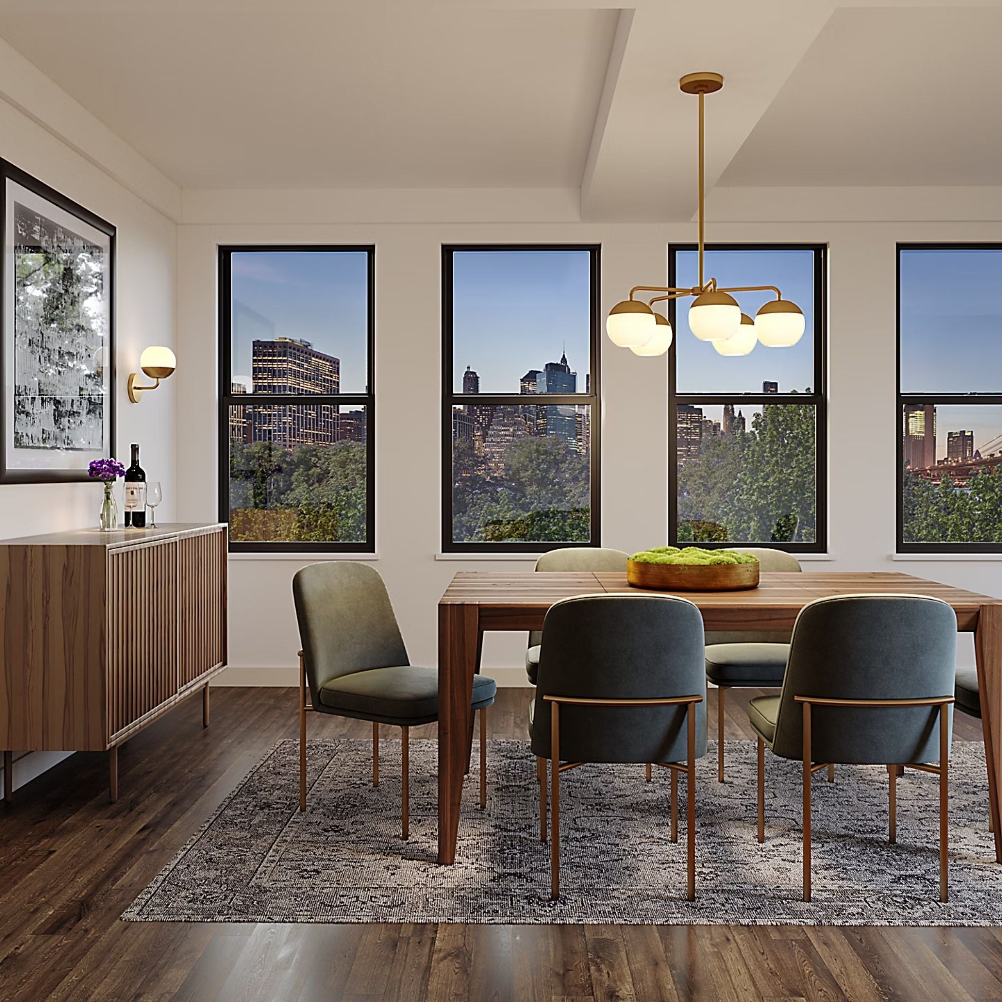 Alvin 10" Bathroom Sconce, Satin Brass Finish