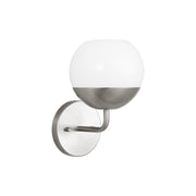 Alvin 10" Bathroom Sconce, Brushed Nickel Finish
