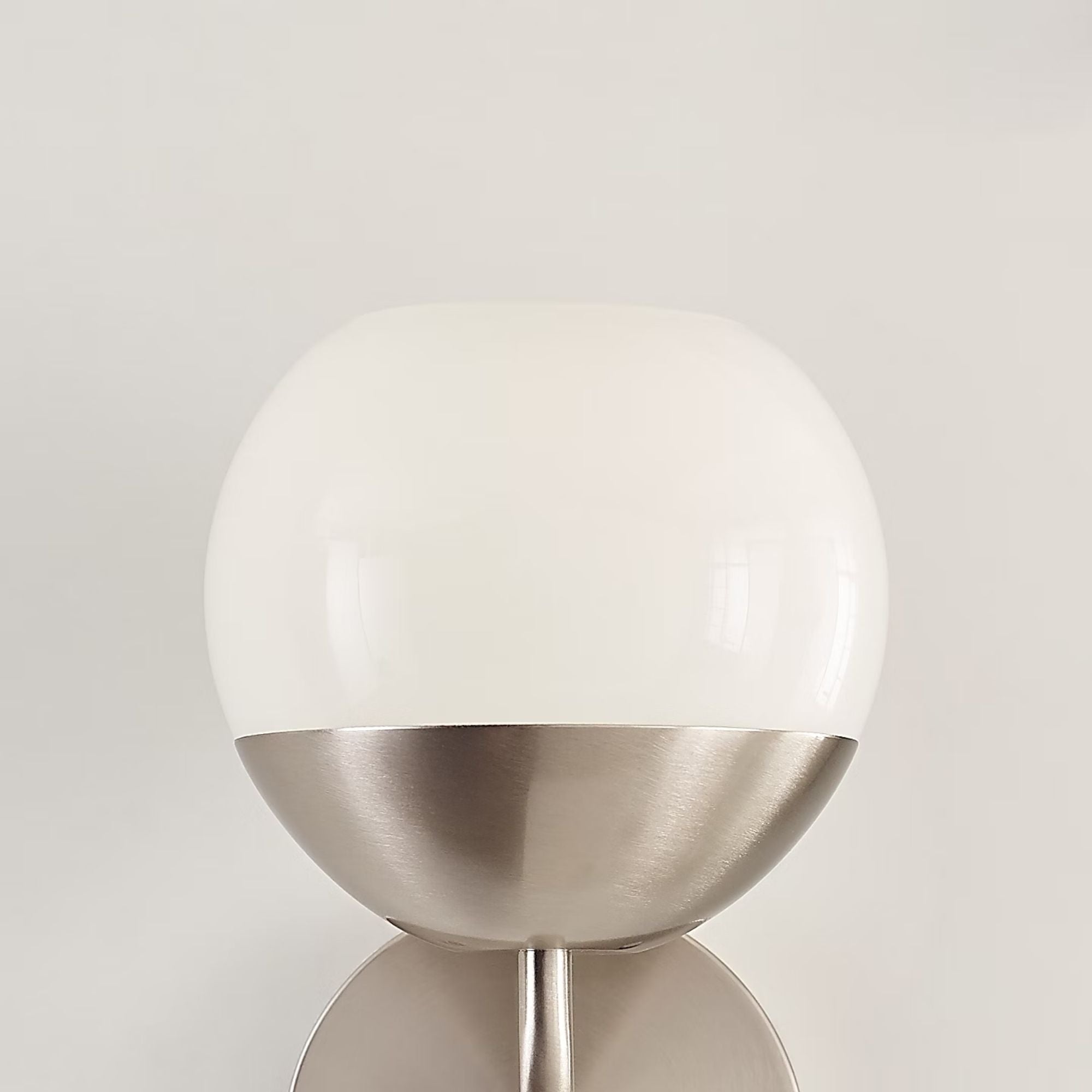 Alvin 10" Bathroom Sconce, Brushed Nickel Finish