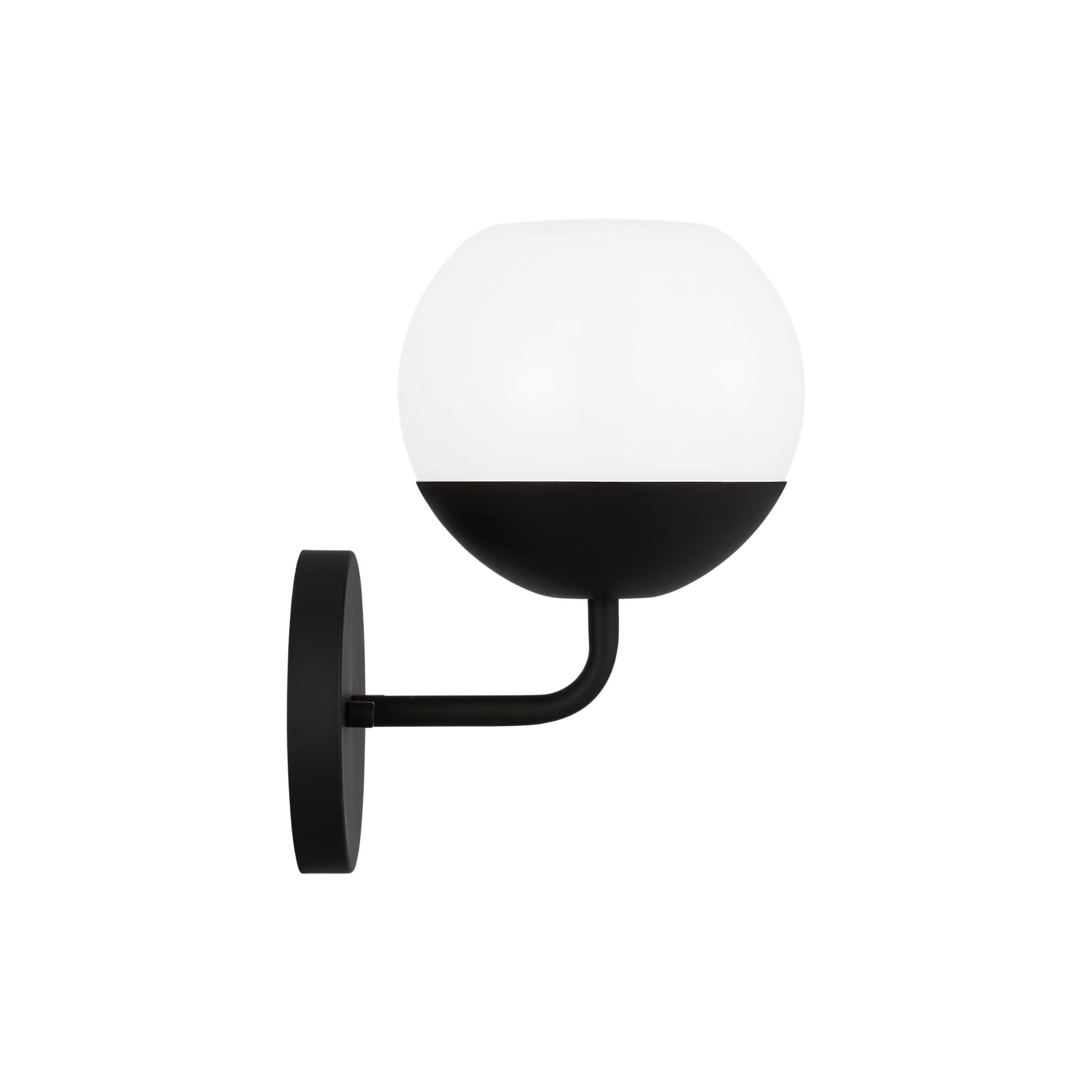 Alvin 10" LED Bathroom Sconce, Midnight Black Finish