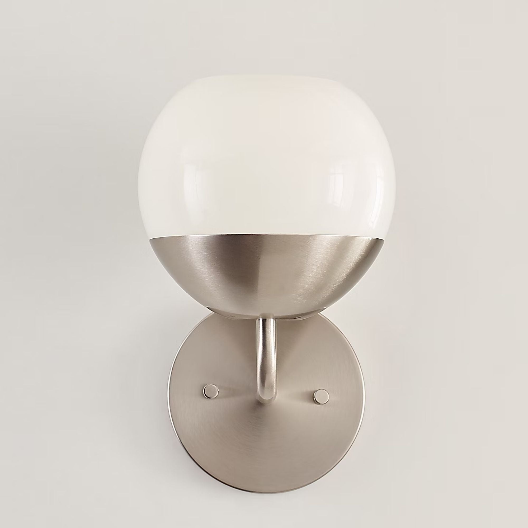 Alvin 10" LED Bathroom Sconce, Brushed Nickel Finish