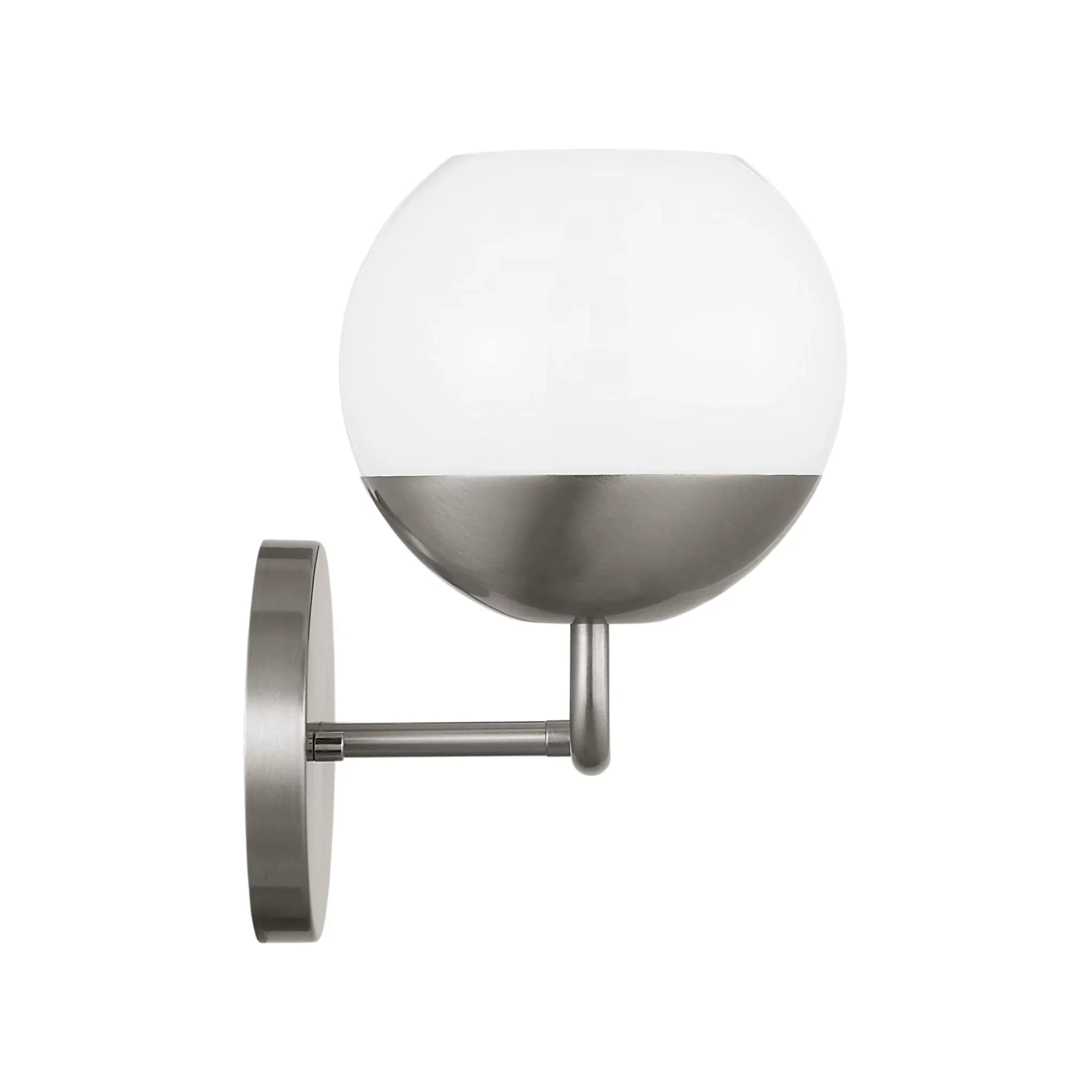Alvin 17" 2-Light Bathroom Vanity, Brushed Nickel Finish