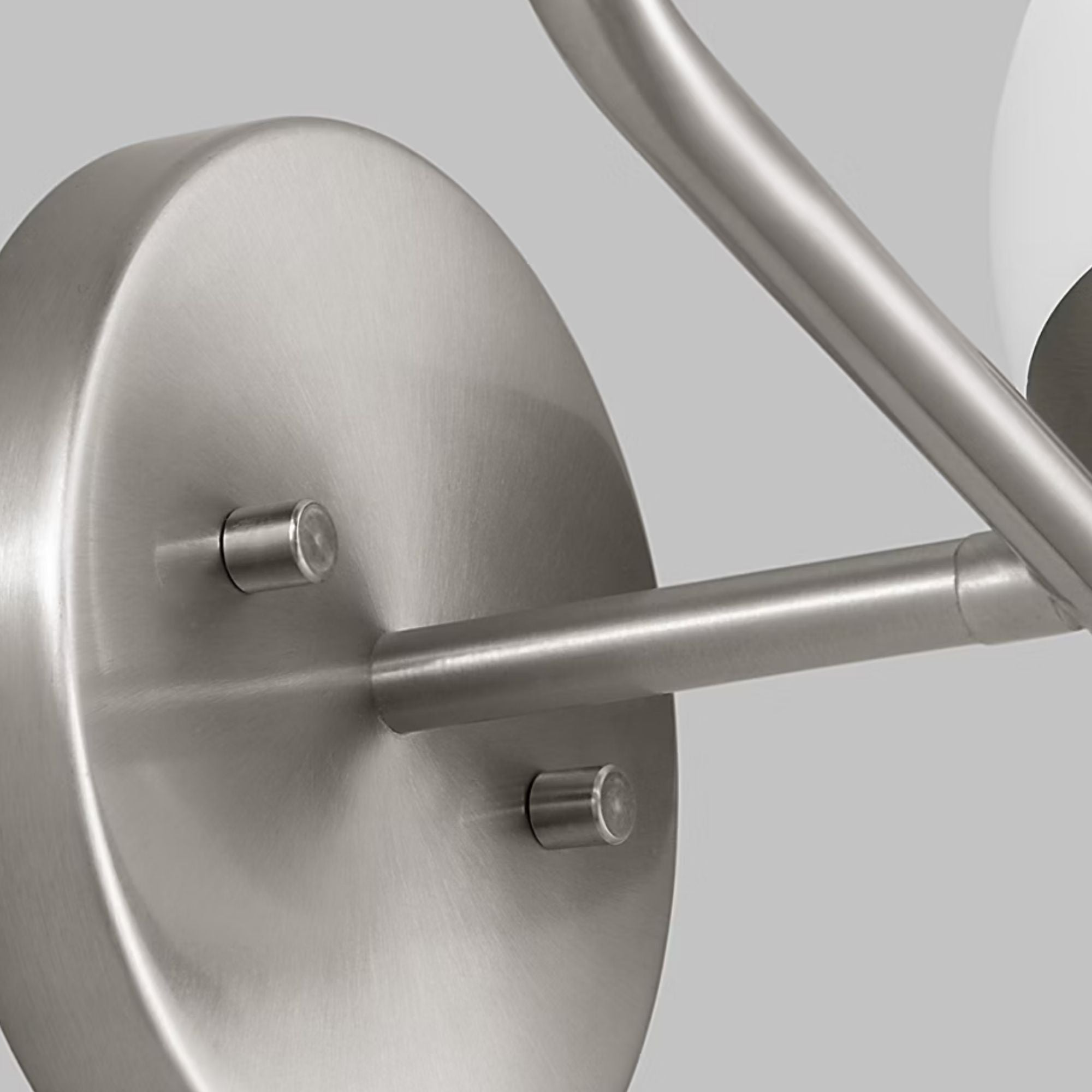 Alvin 17" 2-Light LED Bathroom Vanity, Brushed Nickel Finish