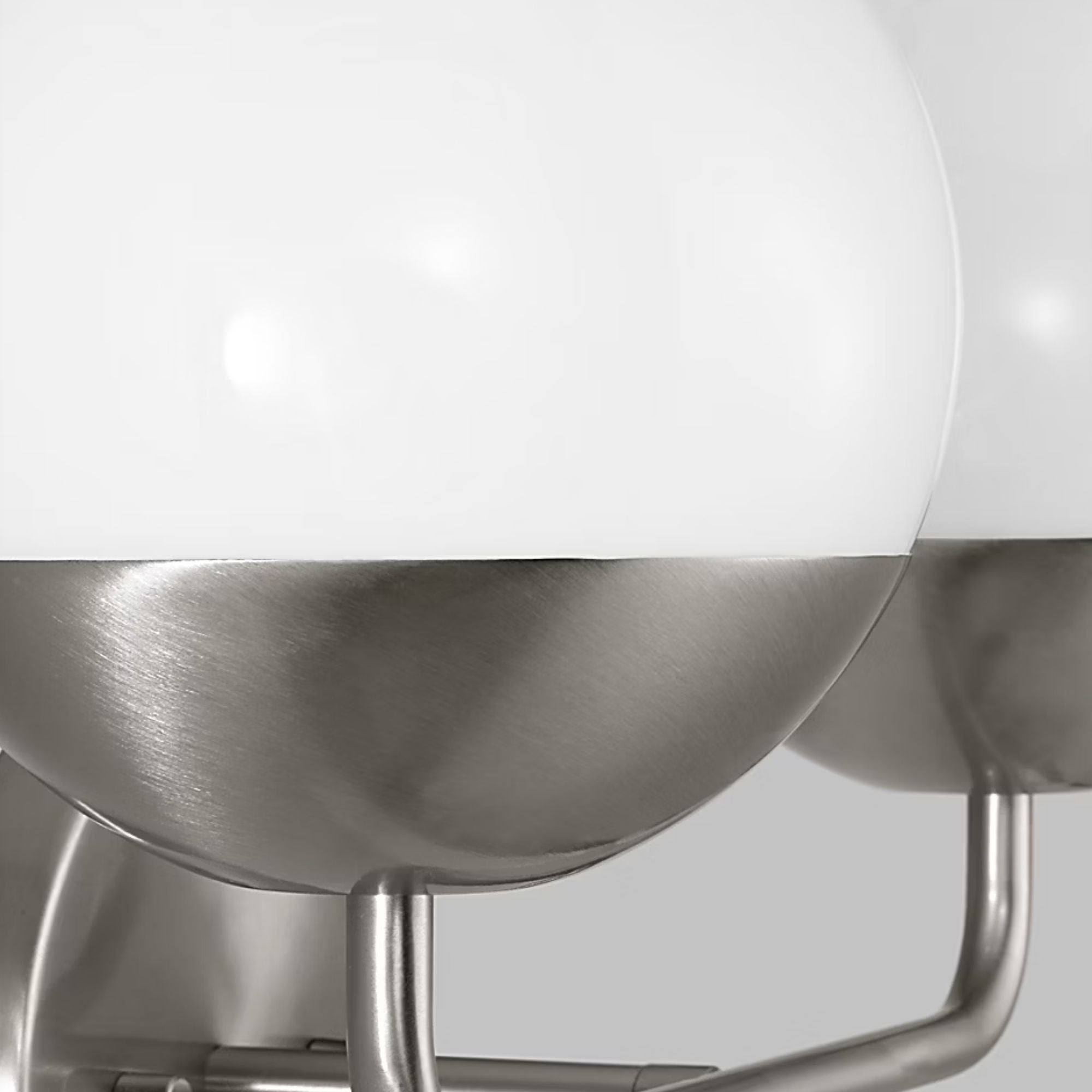 Alvin 17" 2-Light LED Bathroom Vanity, Brushed Nickel Finish