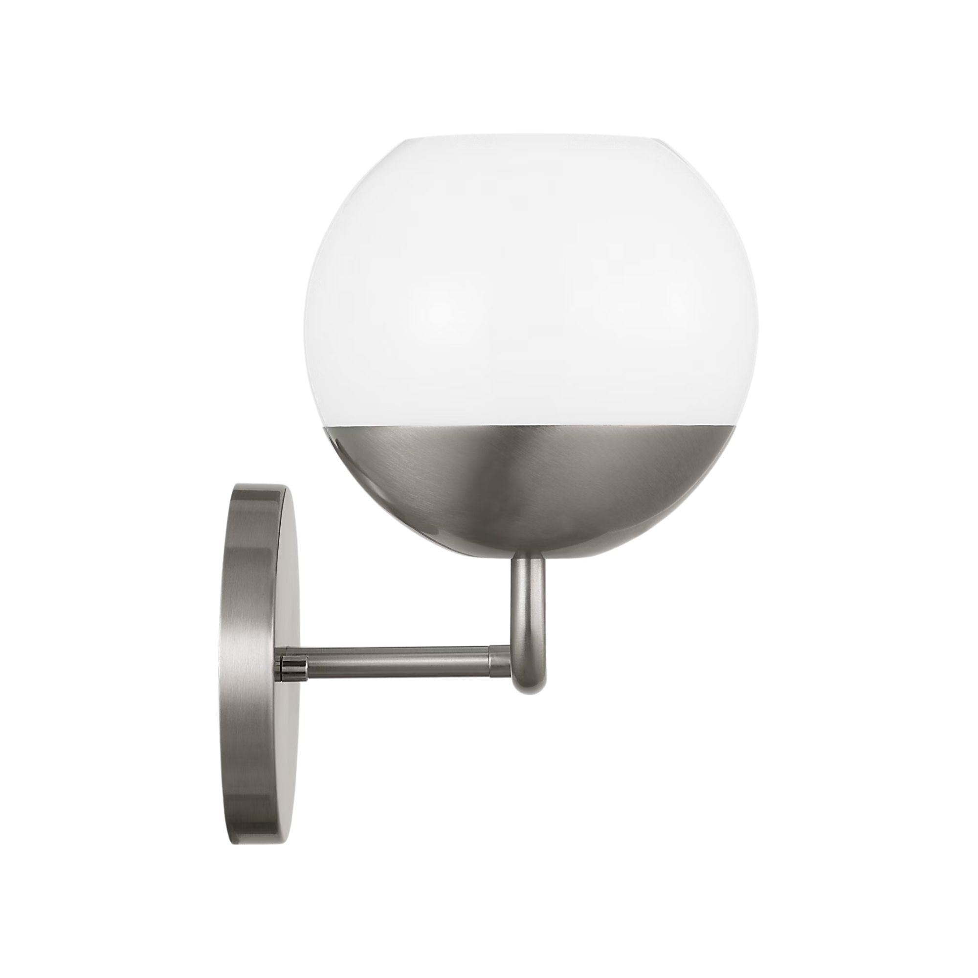 Alvin 17" 2-Light LED Bathroom Vanity, Brushed Nickel Finish