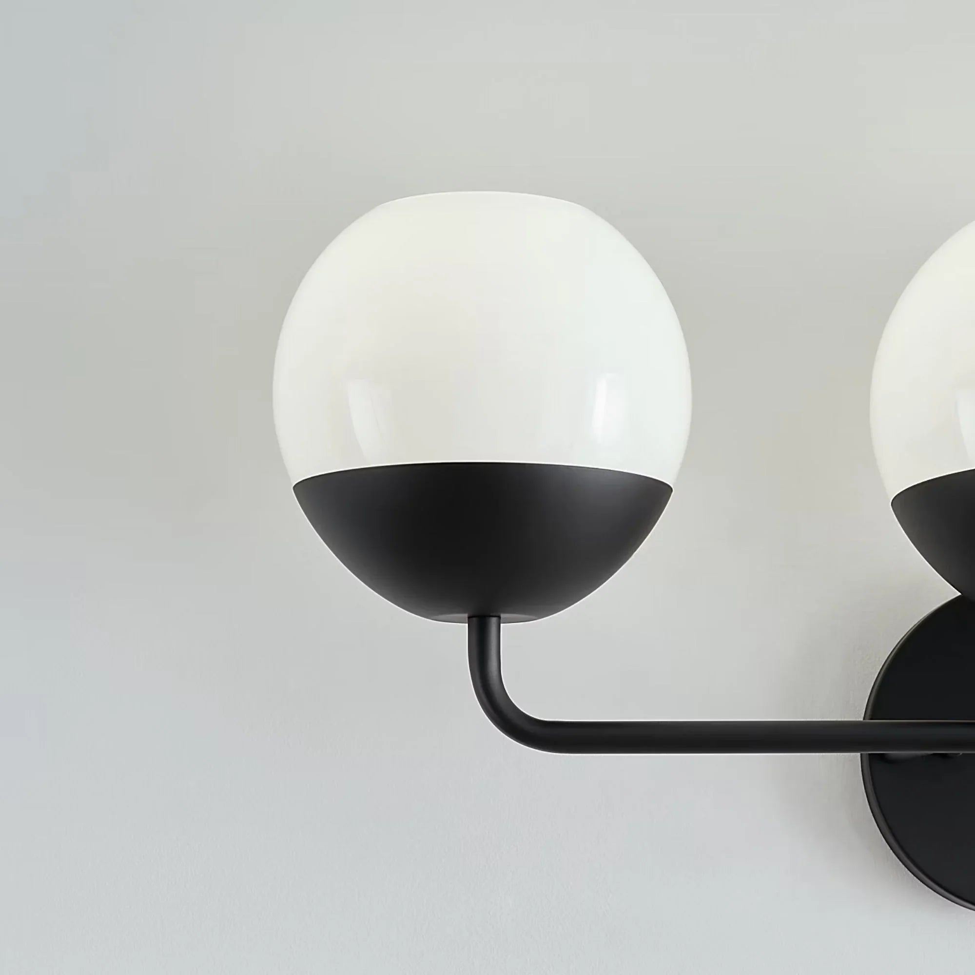 Alvin 24" 3-Light Bathroom Vanity, Midnight Black Finish