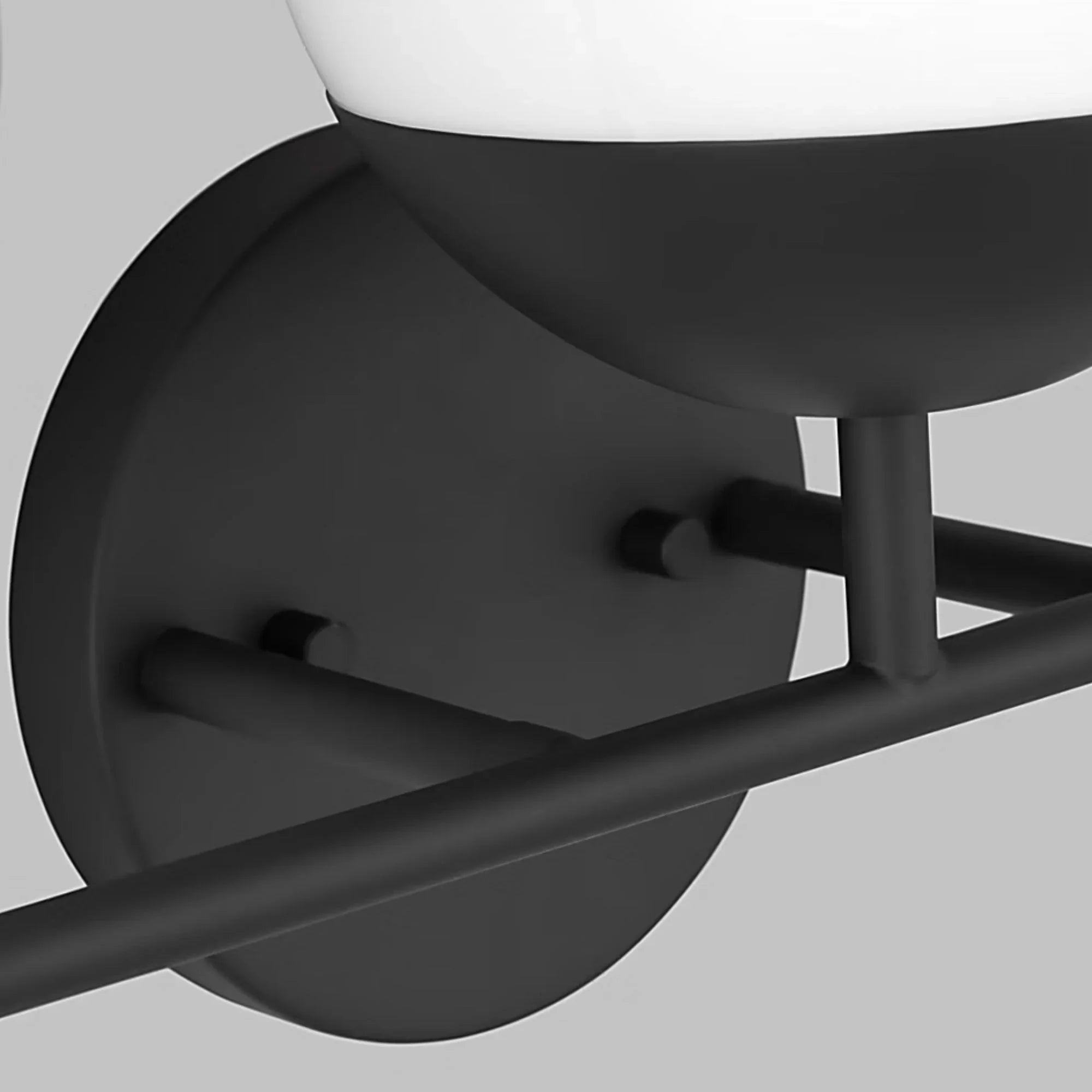 Alvin 24" 3-Light Bathroom Vanity, Midnight Black Finish