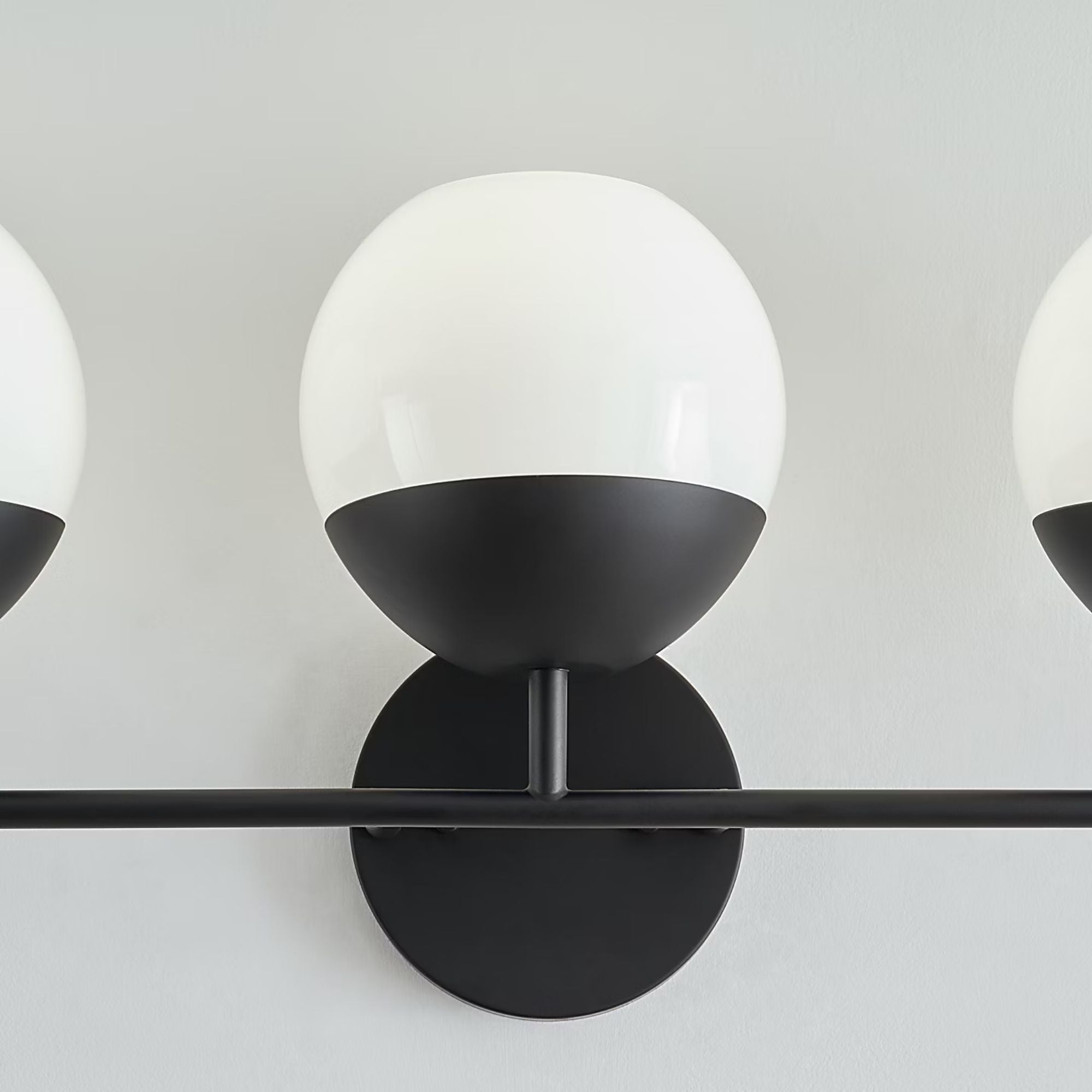 Alvin 24" 3-Light LED Bathroom Vanity, Midnight Black Finish