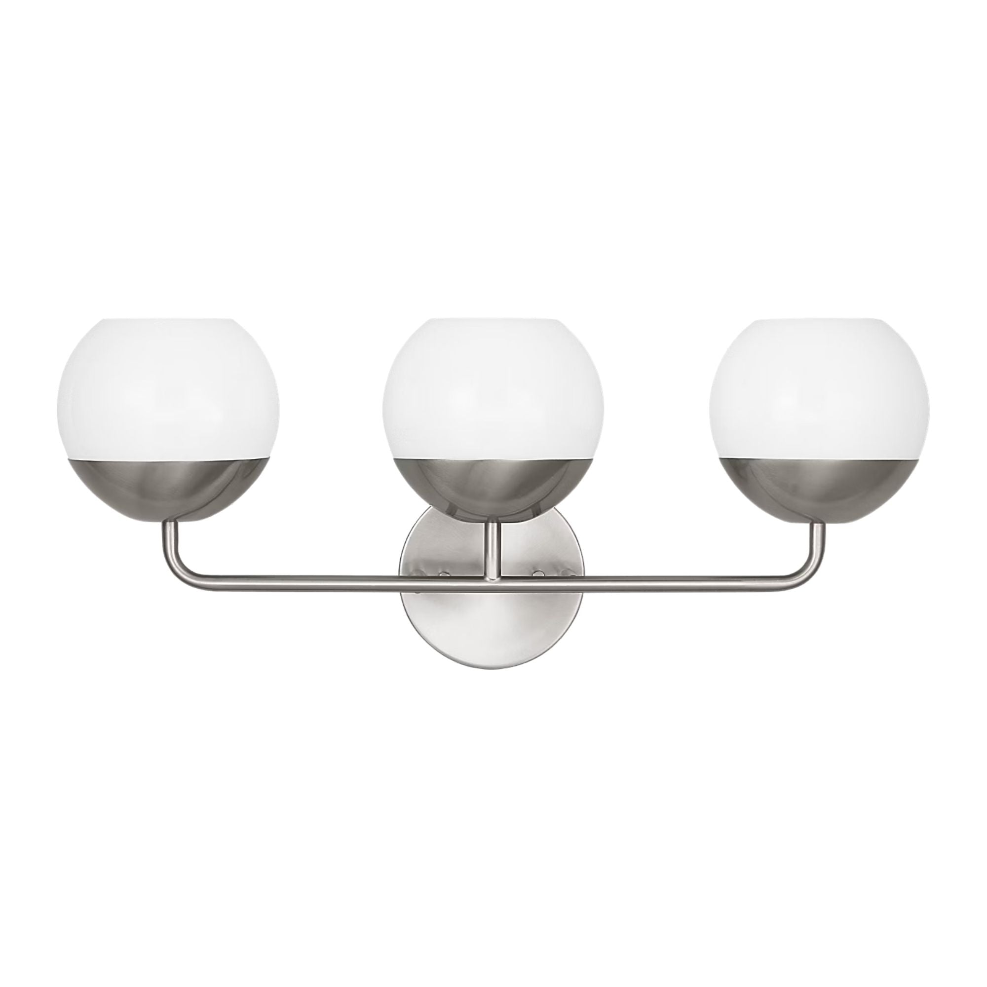 Alvin 24" 3-Light LED Bathroom Vanity, Brushed Nickel Finish