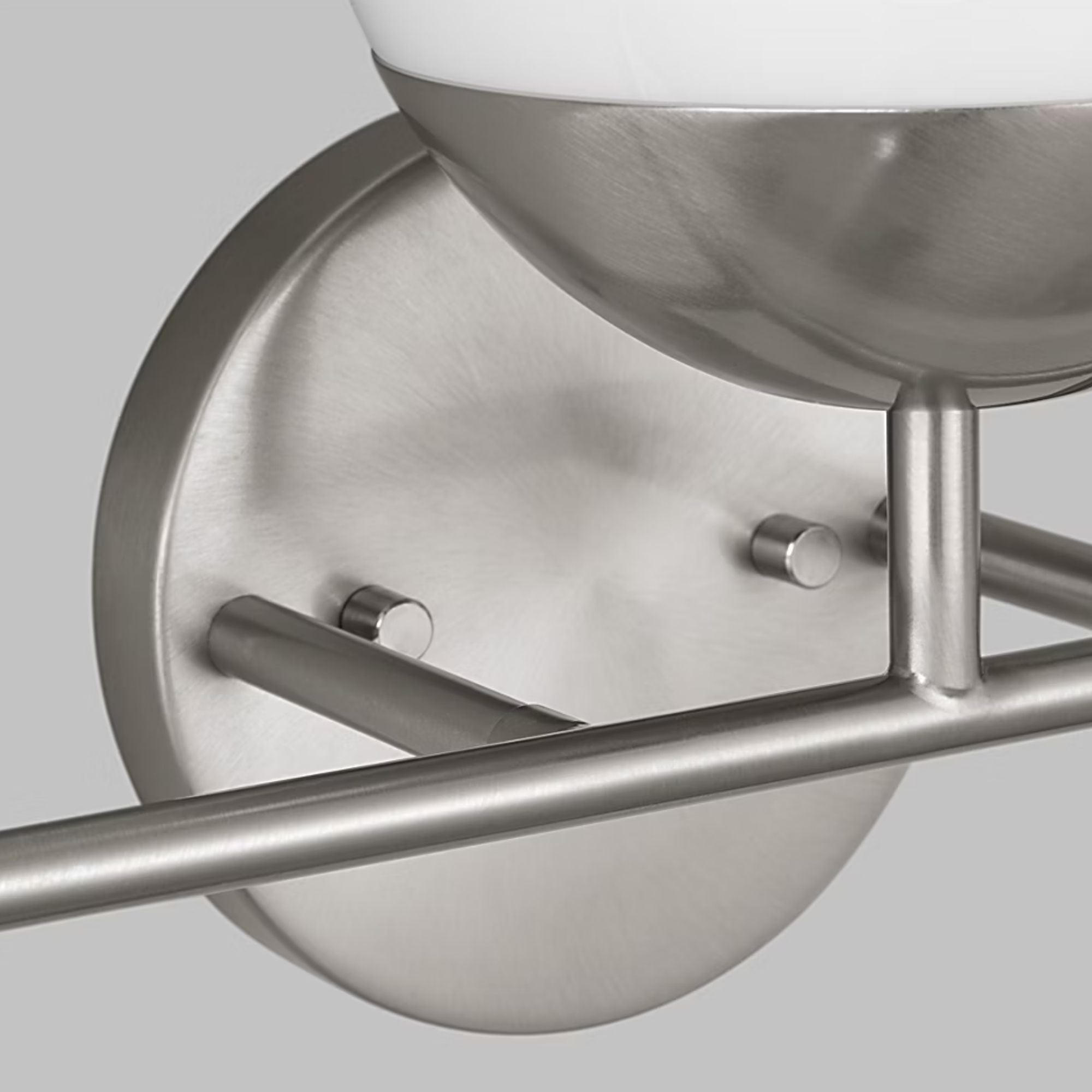 Alvin 33" 4-Light Bathroom Vanity, Brushed Nickel Finish