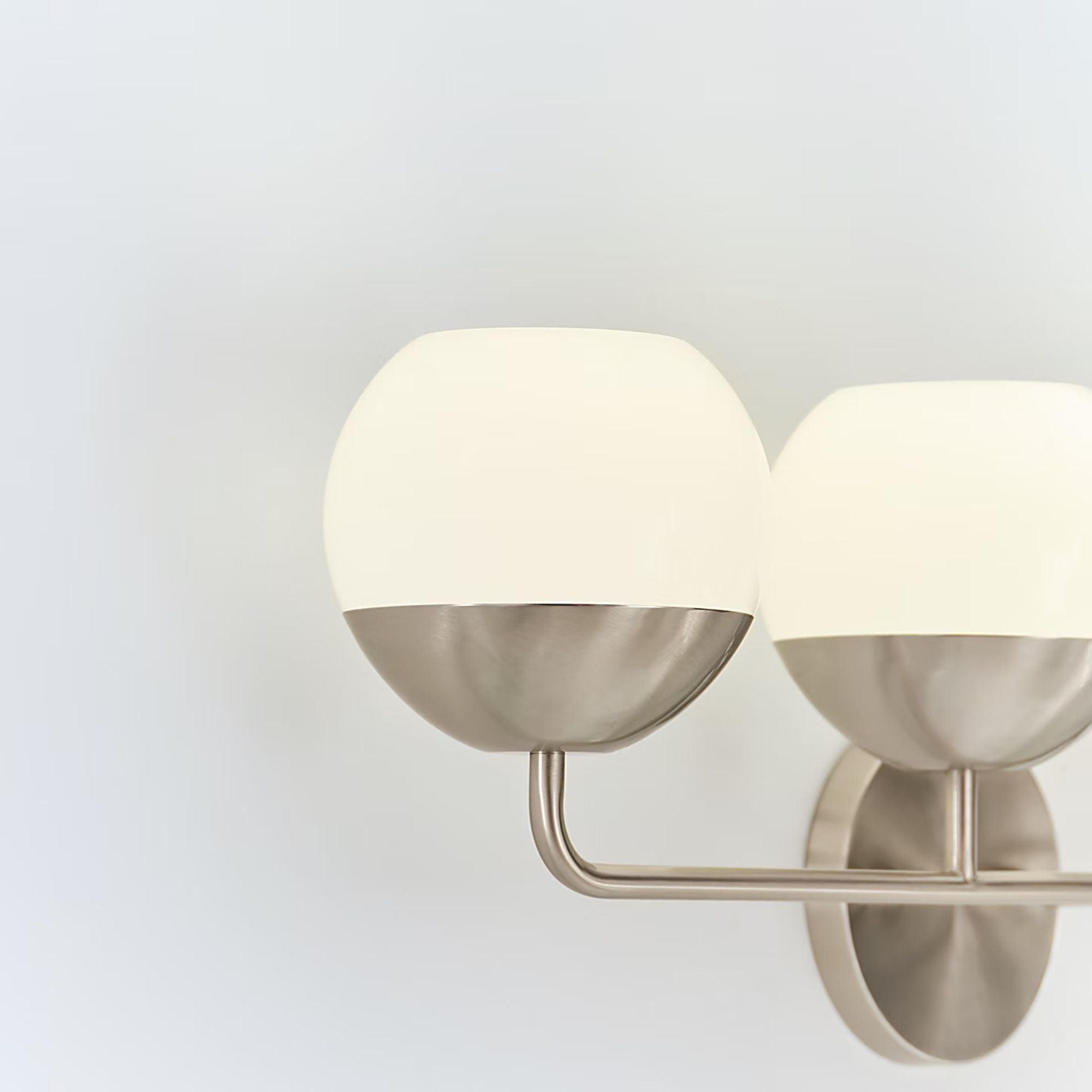 Alvin 33" 4-Light Bathroom Vanity, Brushed Nickel Finish