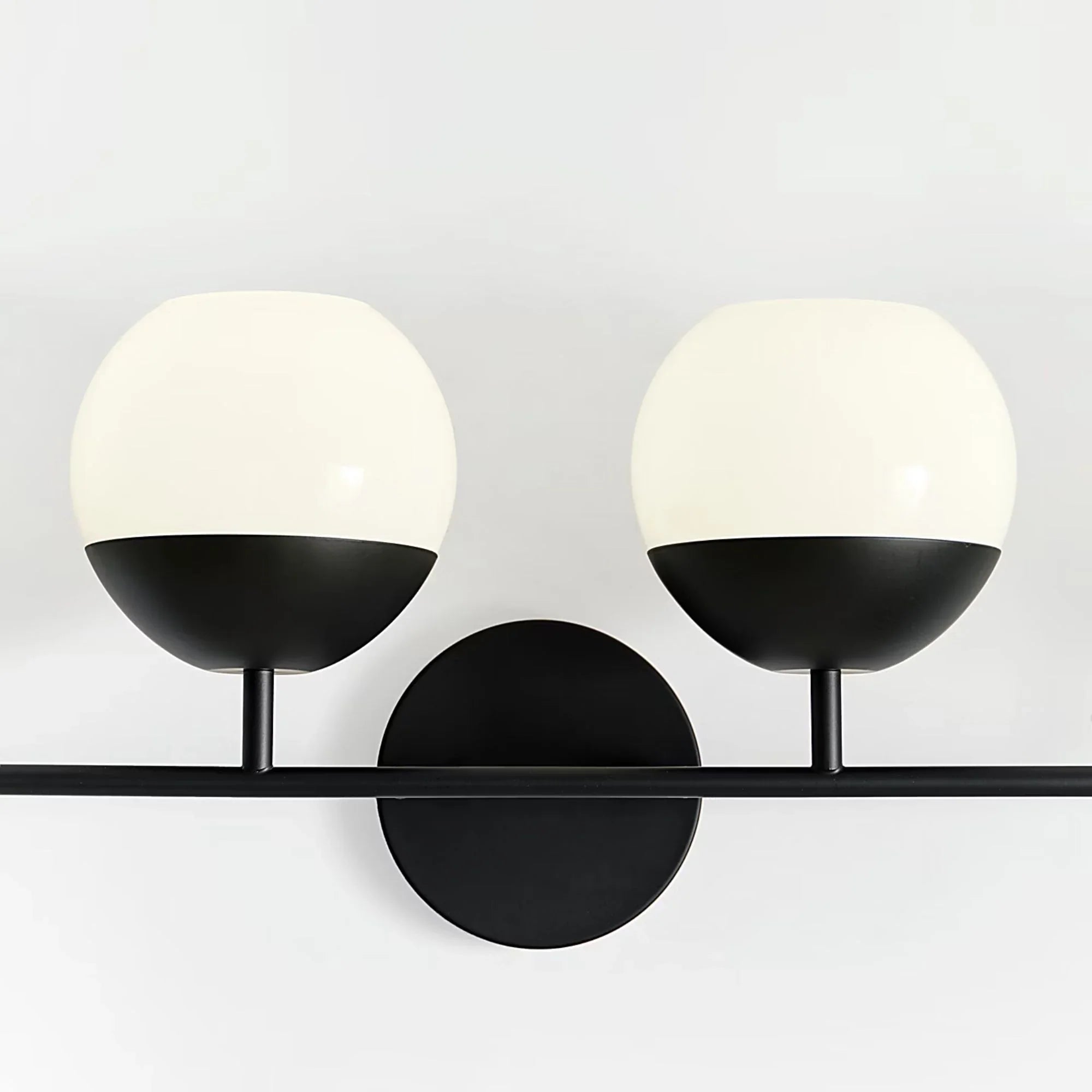 Alvin 33" 4-Light LED Bathroom Vanity, Midnight Black Finish