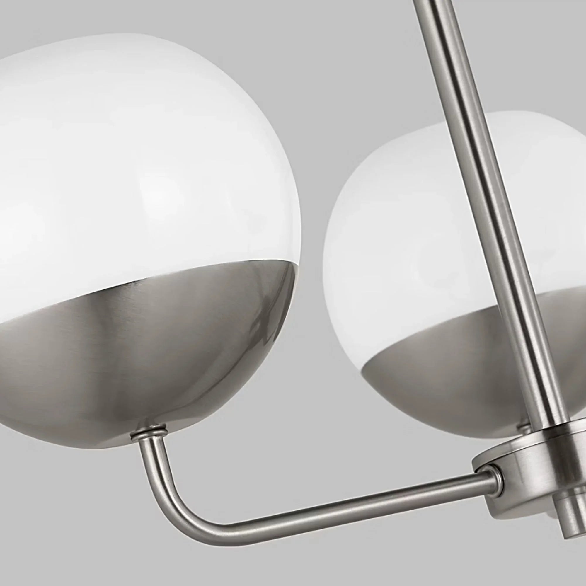Alvin 20" 3-Light Chandelier, Brushed Nickel Finish