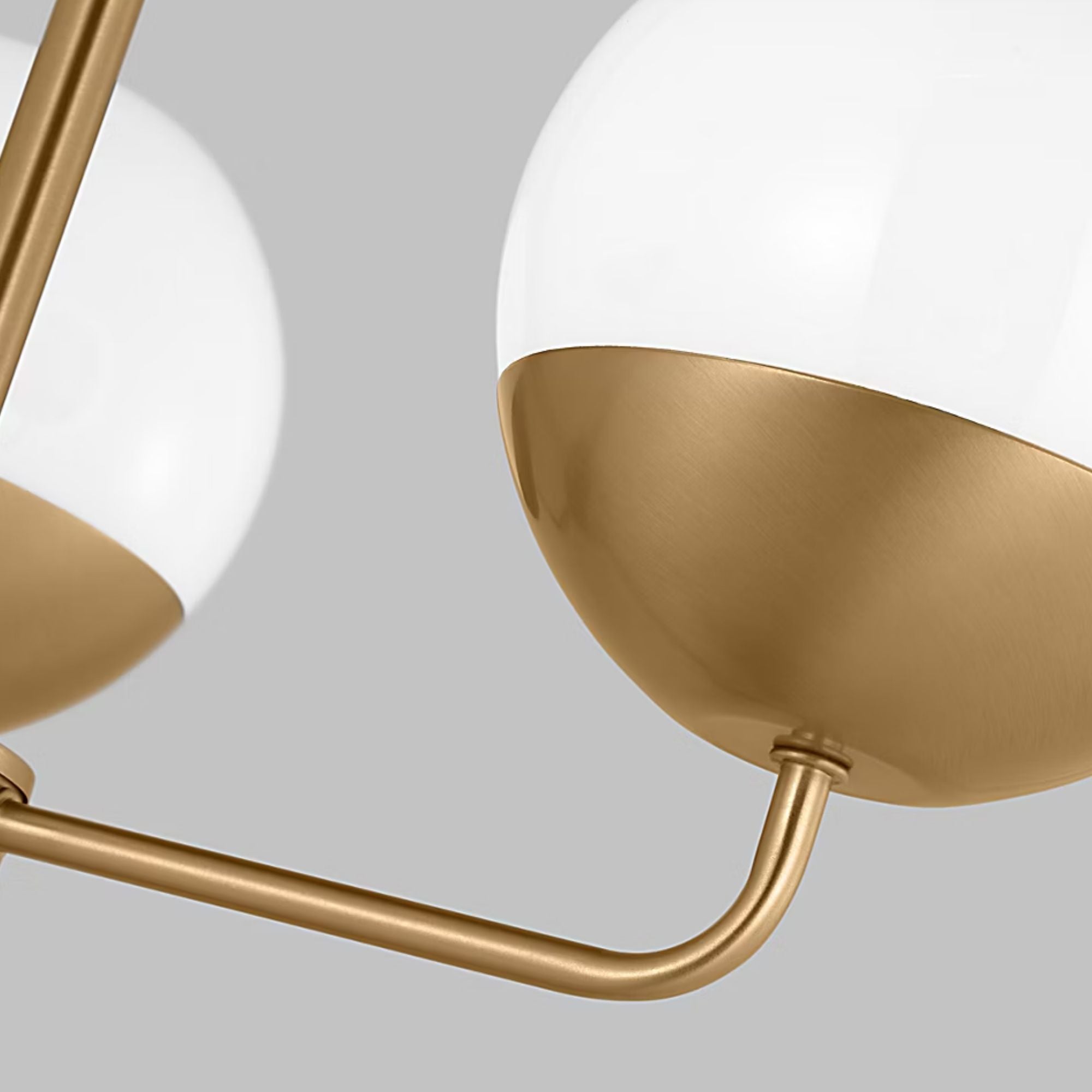 Alvin 20" 3-Light LED Chandelier, Satin Brass Finish