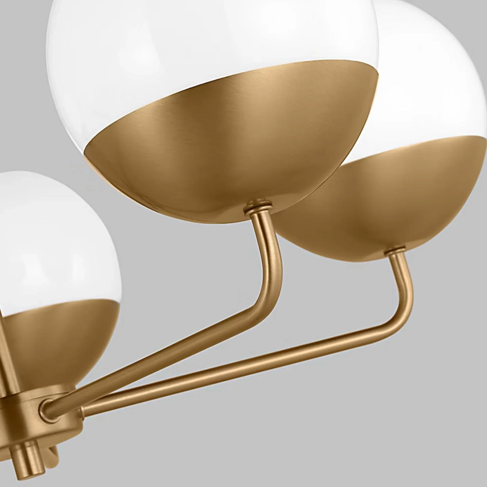 Alvin 26" 5-Light Chandelier, Satin Brass Finish