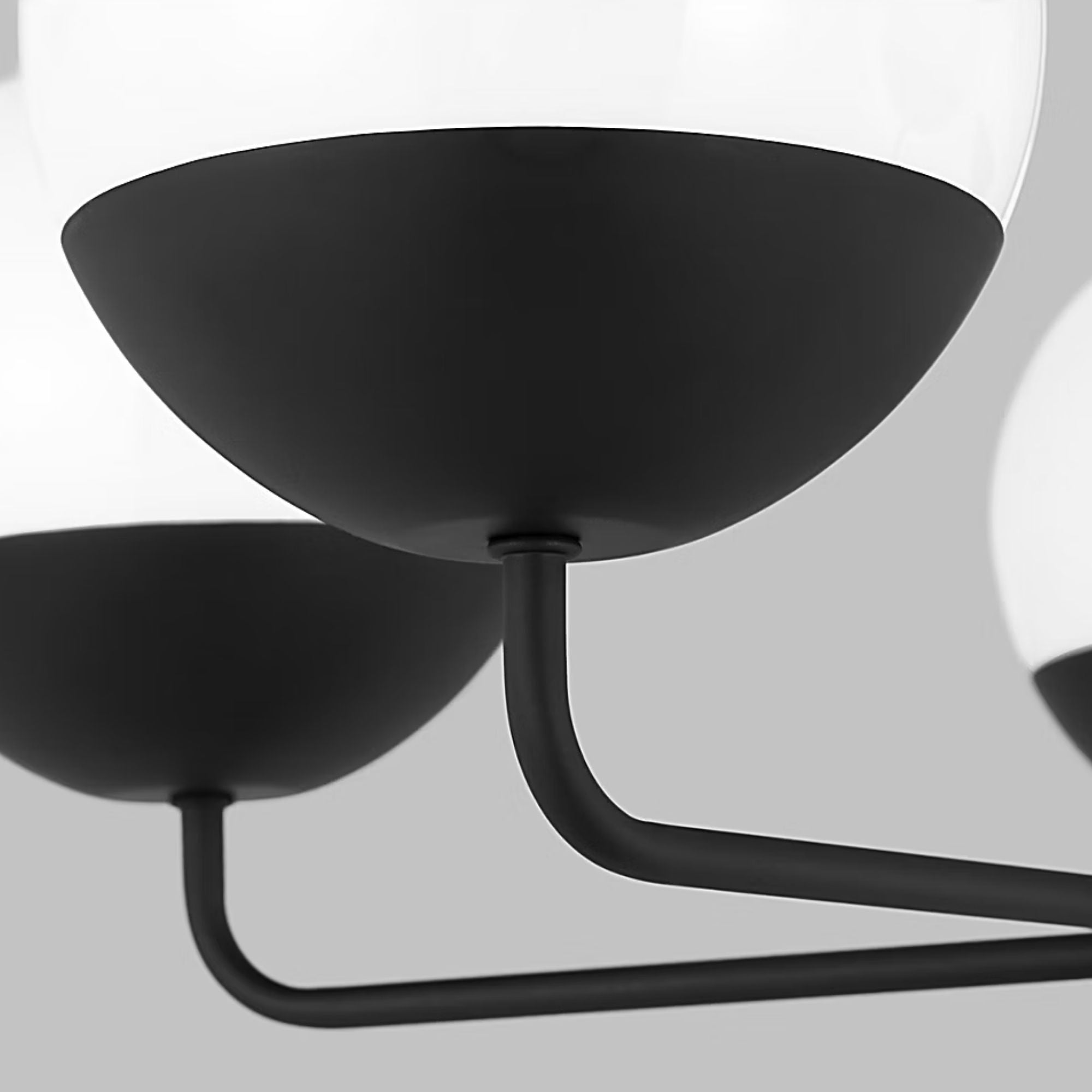 Alvin 26" 5-Light LED Chandelier, Midnight Black Finish