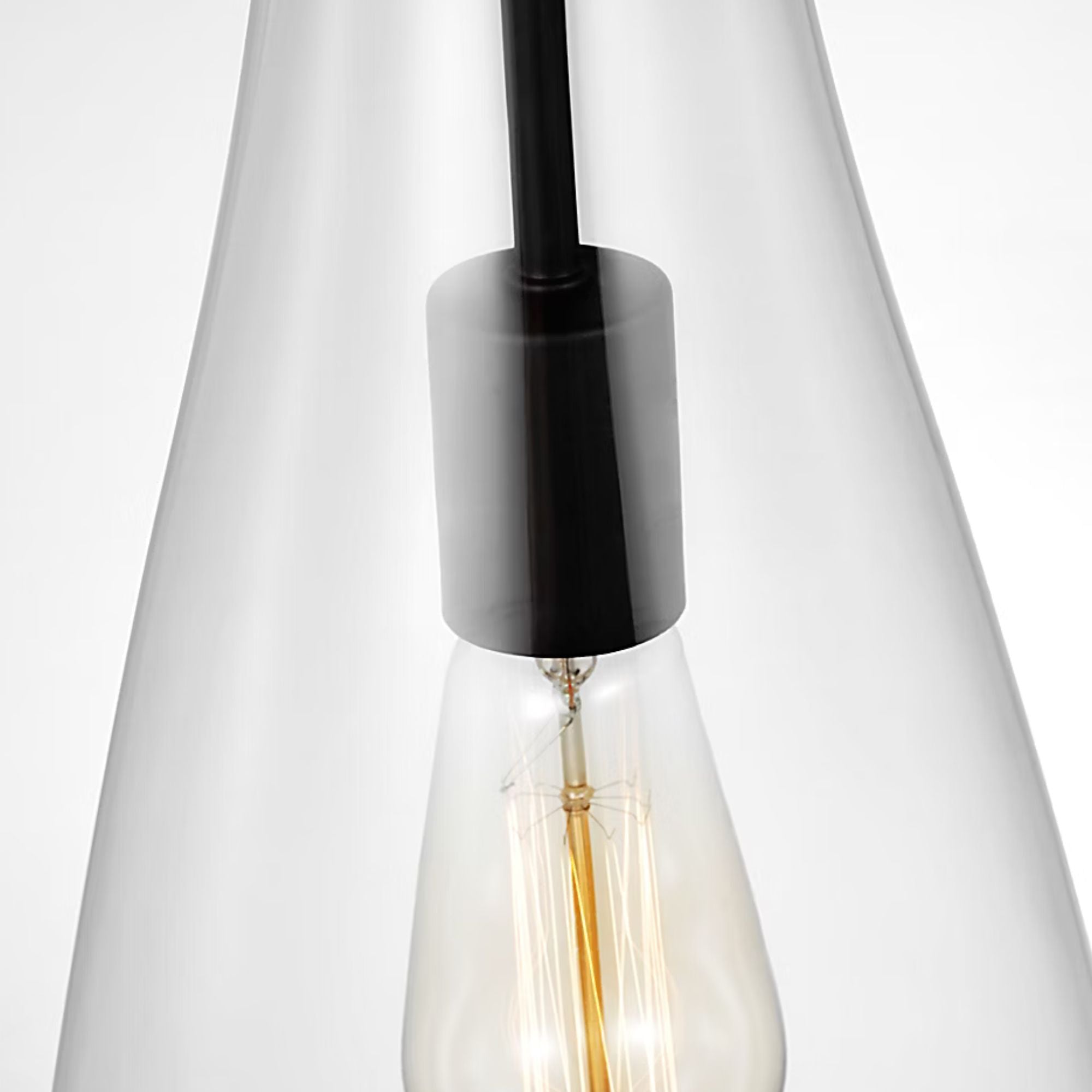 Arilda 9" Pendant, Midnight Black Finish