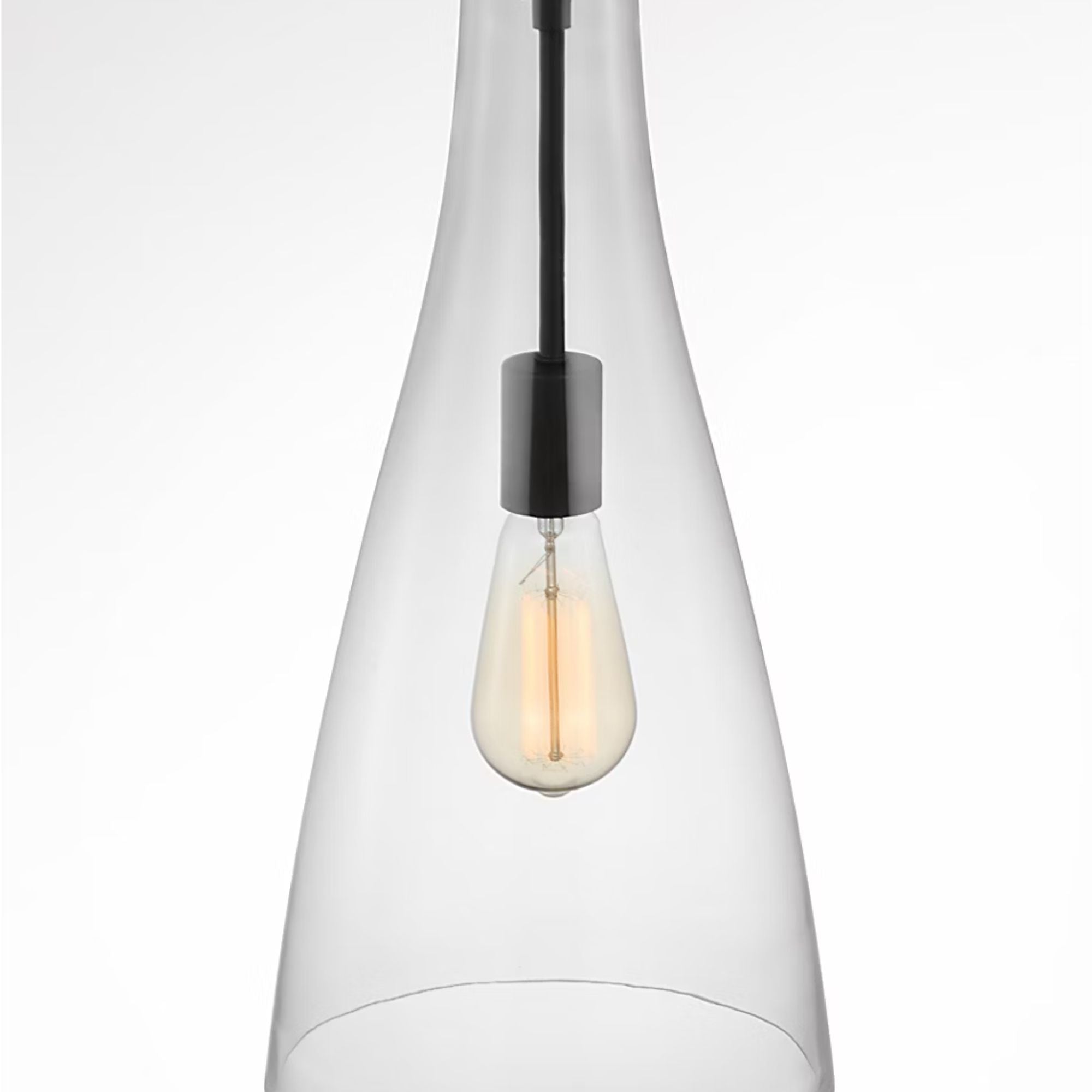 Arilda 9" Pendant, Midnight Black Finish