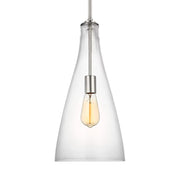 Arilda 9" Pendant, Brushed Nickel Finish