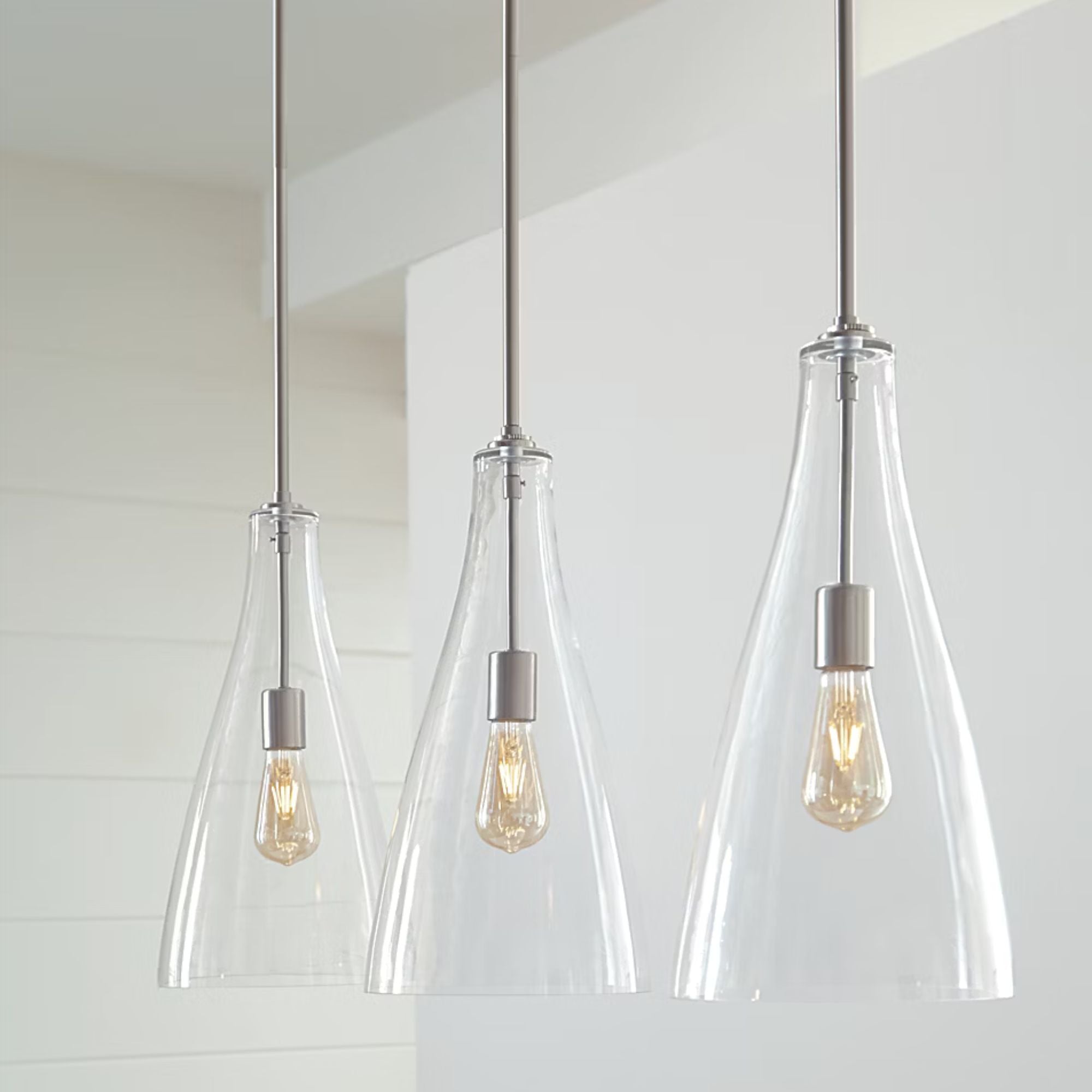 Arilda 9" Pendant, Brushed Nickel Finish