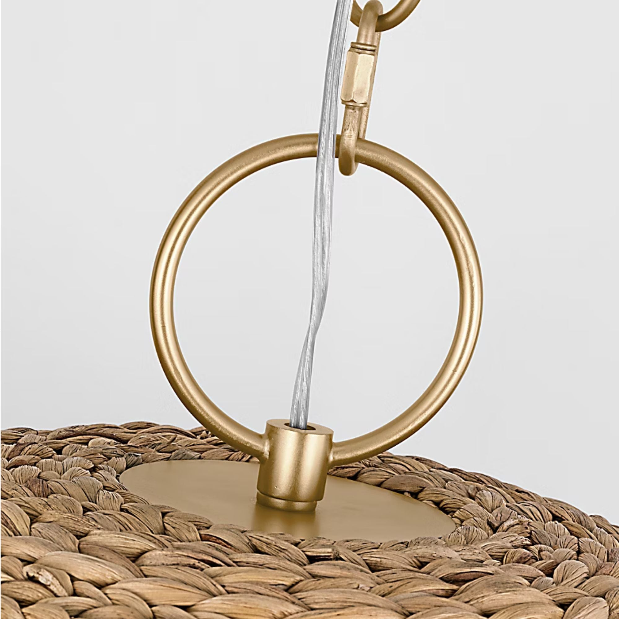 Cay 36" X-Large Pendant, Burnished Brass Finish