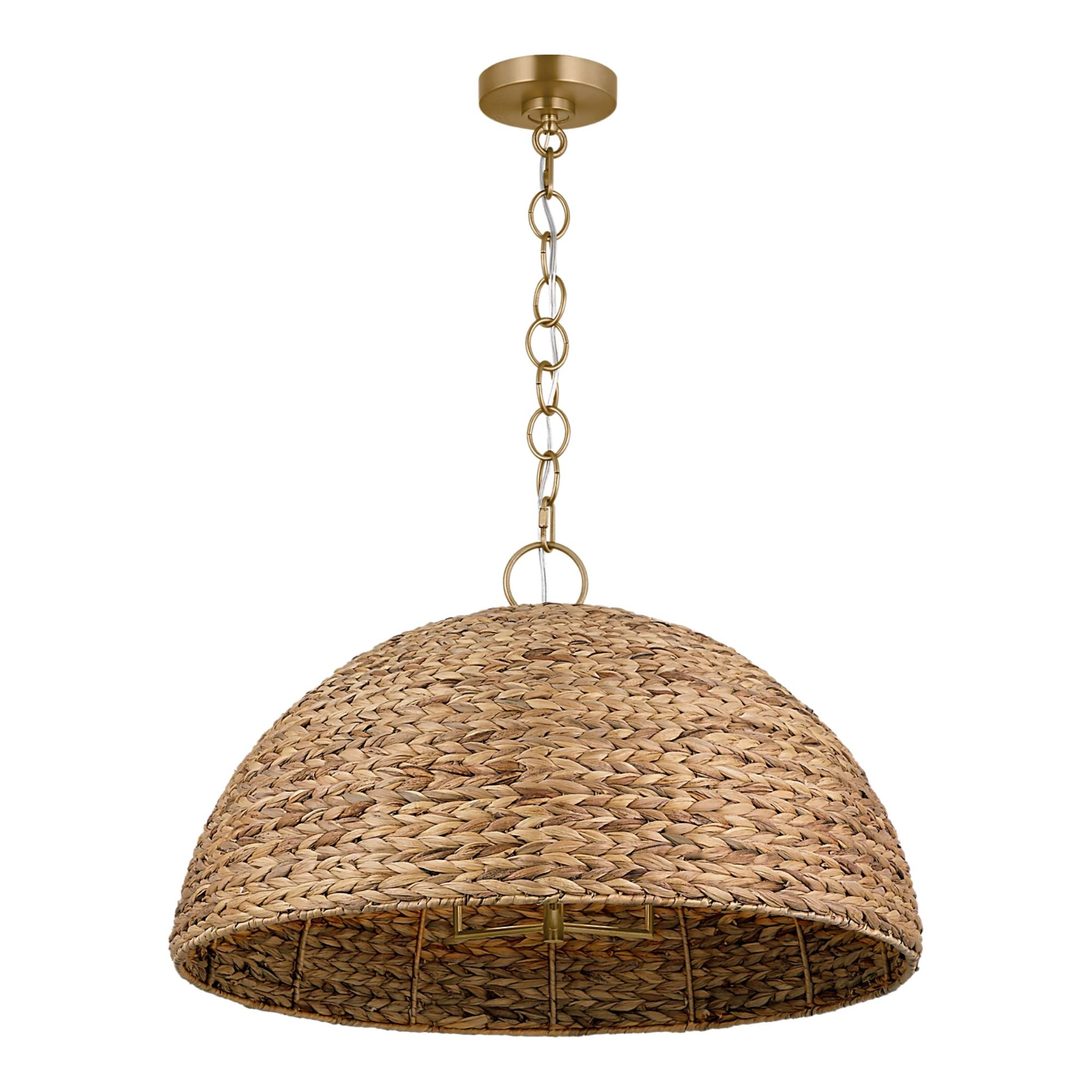 Cay 36" X-Large Pendant, Burnished Brass Finish