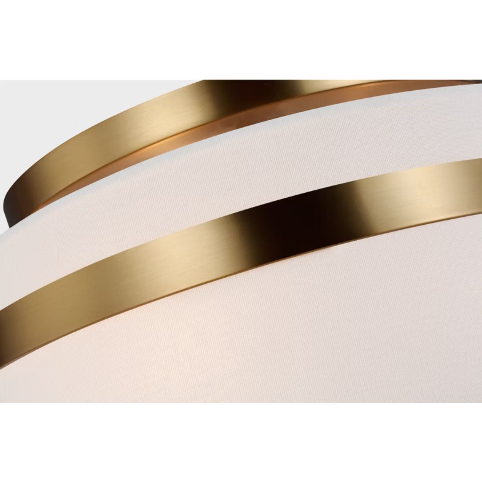 Cordtlandt 14" 3-Light Small Semi Flush Mount, Burnished Brass Finish