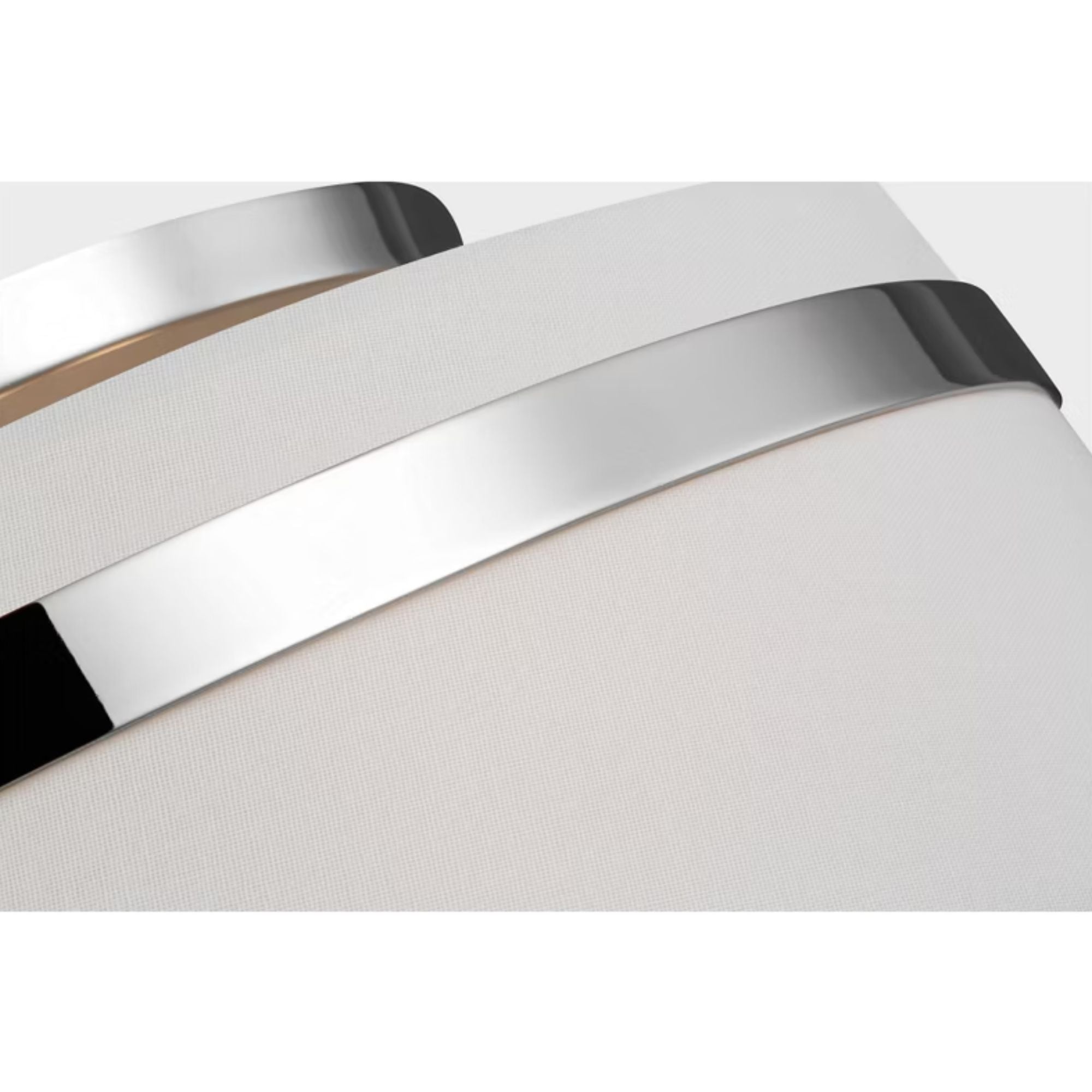 Cordtlandt 19" 3-Light Large Semi Flush Mount, Polished Nickel Finish
