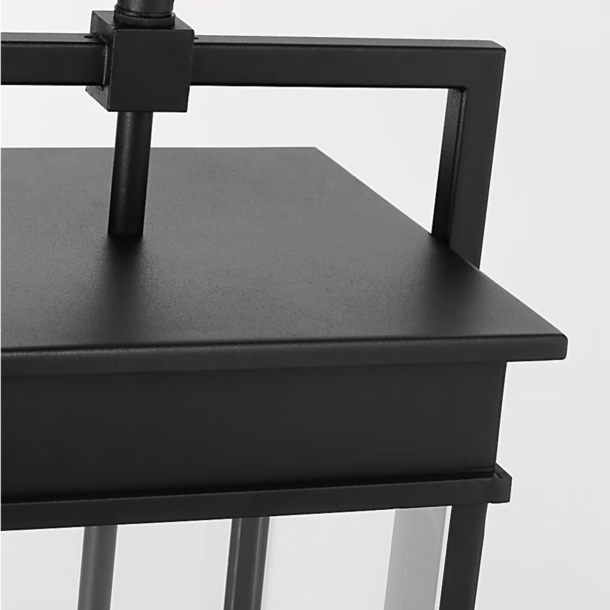 Cupertino 26" 4-Light Outdoor Pendant, Textured Black Finish