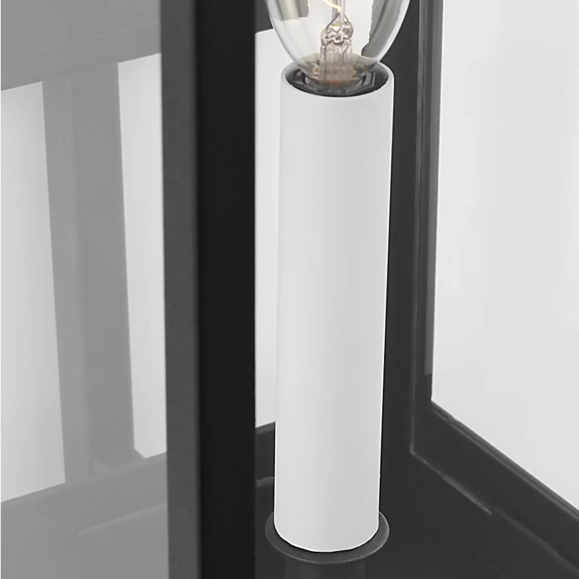 Cupertino 19" Medium Bracket Wall Lantern, Textured Black Finish