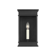 Cupertino 13" Small Wall Lantern, Textured Black Finish