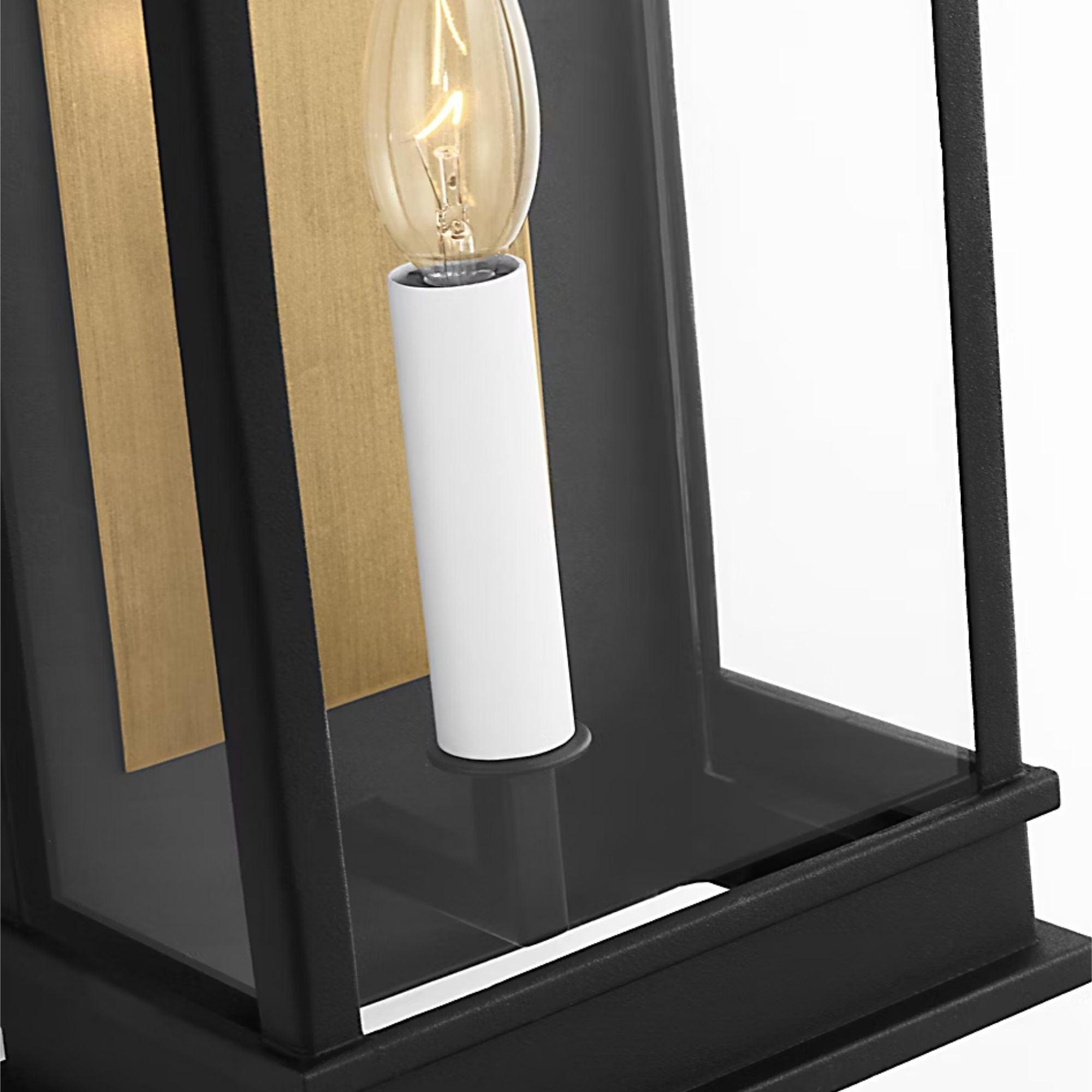 Cupertino 13" Small Wall Lantern, Textured Black Finish